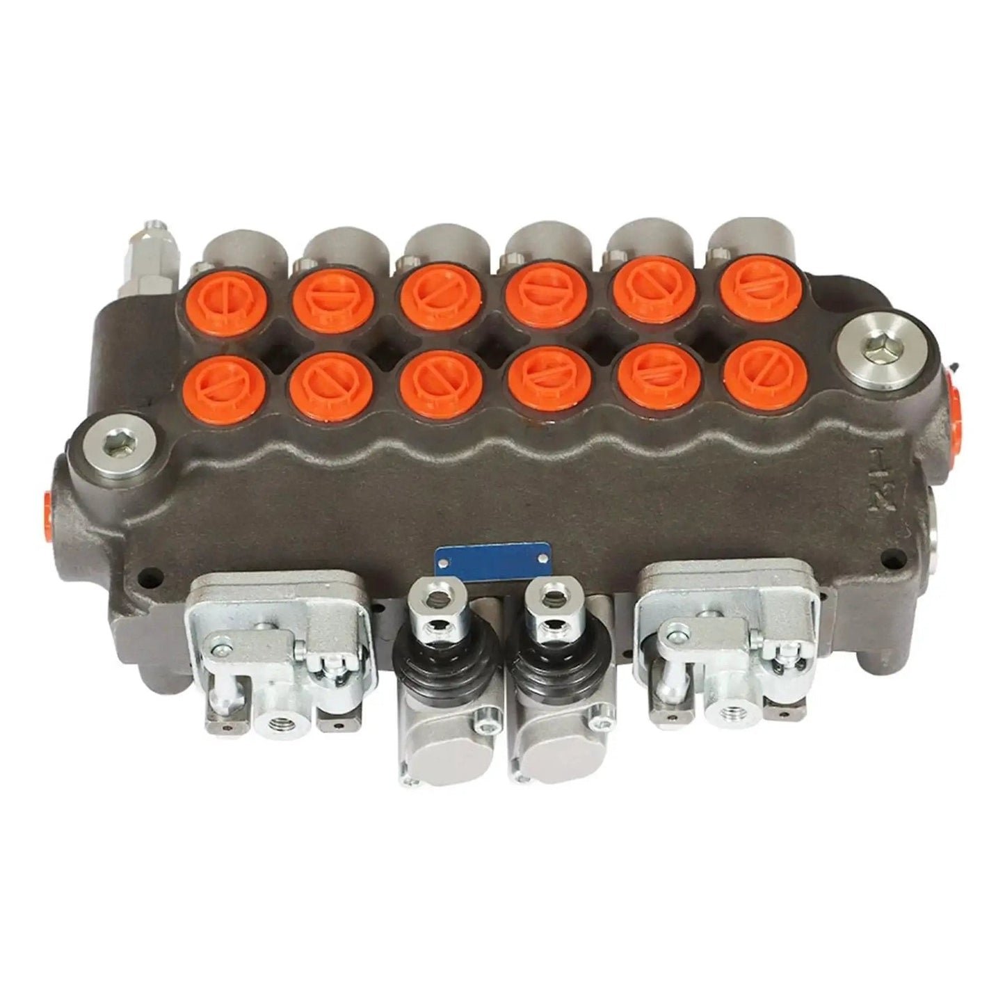 Heavy Duty 6 Spool Hydraulic Directional Control Valve For Small Tractors Loaders And Log Splitters With 21 GPM Flow 3625 PSI