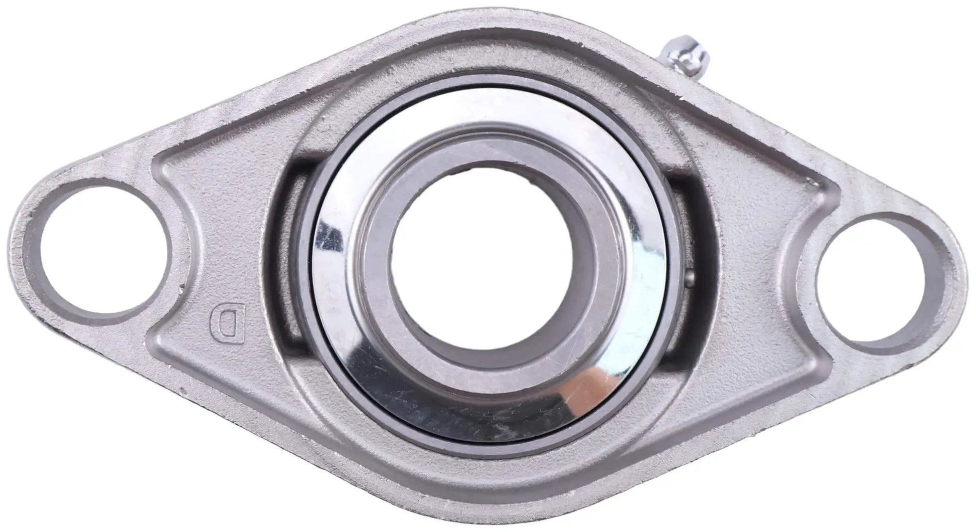 1 Inch Bore Two Bolt Flange Bearing For 1 Inch Shafts SUCFL205-16 UCFL205-16 MUCFL205-16 Two Bolt Mount, front view