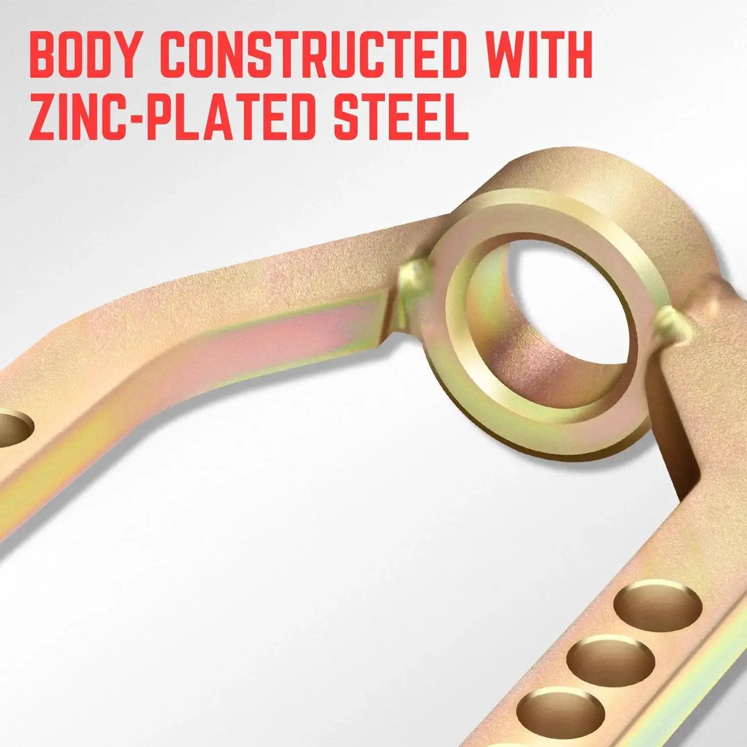 Universal CV Joint Puller Removal Tool with zinc-plated steel body and 9 fully adjustable holes