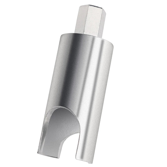 RV Water Heater Pressure Valve Remover Tool For Seven Eighths Inch Wrench Fits Most RV Water Heaters Pro Grade Durable Steel Construction Built To Last Through Tough Jobs GGTE, shown in close-up view.