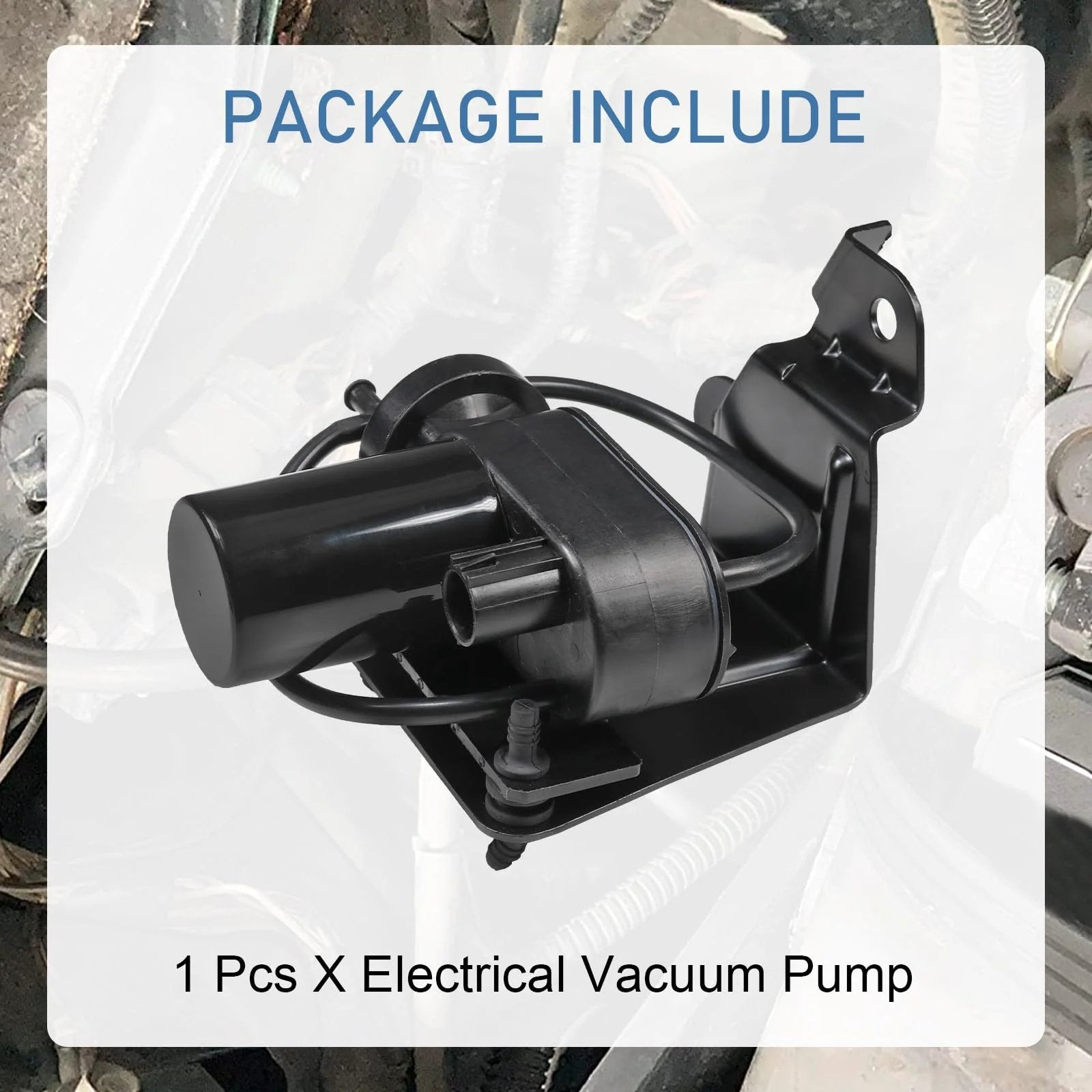 Electric Vacuum Pump for Ford F Series Super Duty Trucks and Dodge Ram Heavy Duty Vans Replacement Part E350 E450 installed view