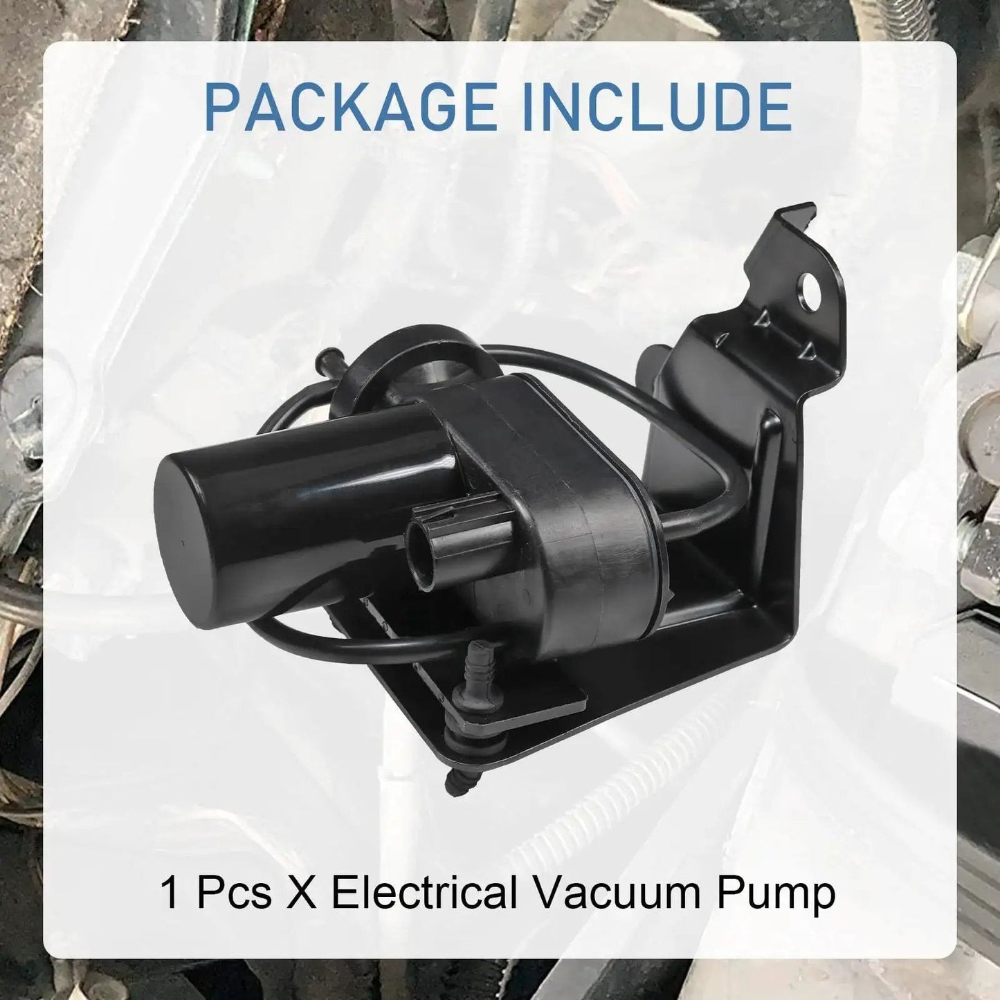 Electric Vacuum Pump Replacement For Ford F Series And Dodge Ram Trucks 1999 To 2010, black component on tabletop