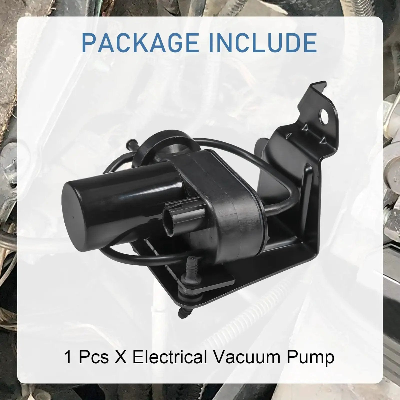 Electric Vacuum Pump Replacement For Ford F Series And Dodge Ram Trucks 1999 To 2010, black component on tabletop