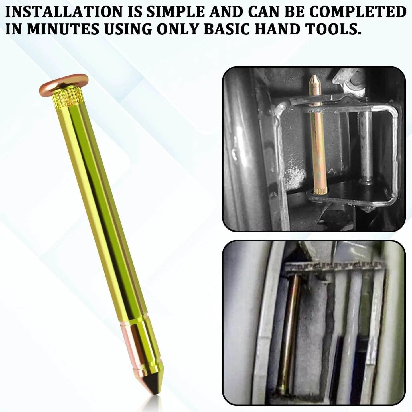 Door Hinge Pin And Bushing Repair Kit For Ford Bronco And F Series F 100 F 150 F 250 F 350 with installation images