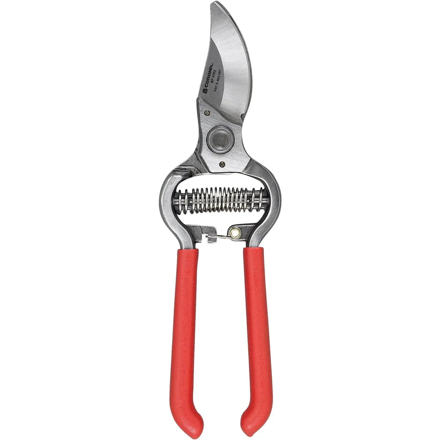 Forged Classic Bypass Pruner With 1 Inch Cutting Capacity For Live Branches And Green Wood Sharp Forged Steel Blade Delivers Smooth Scissor Like Cuts Heavy Duty Construction Red