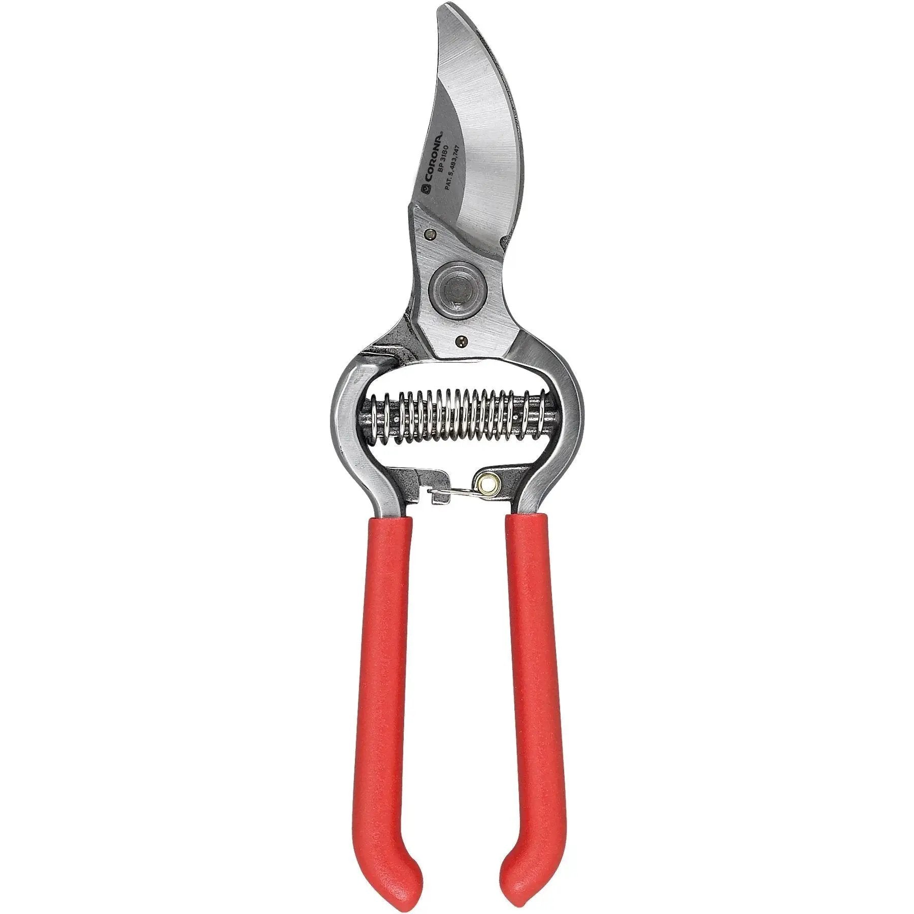 Forged Classic Bypass Pruner With 1 Inch Cutting Capacity For Live Branches And Green Wood Sharp Forged Steel Blade Delivers Smooth Scissor Like Cuts Heavy Duty Construction Red