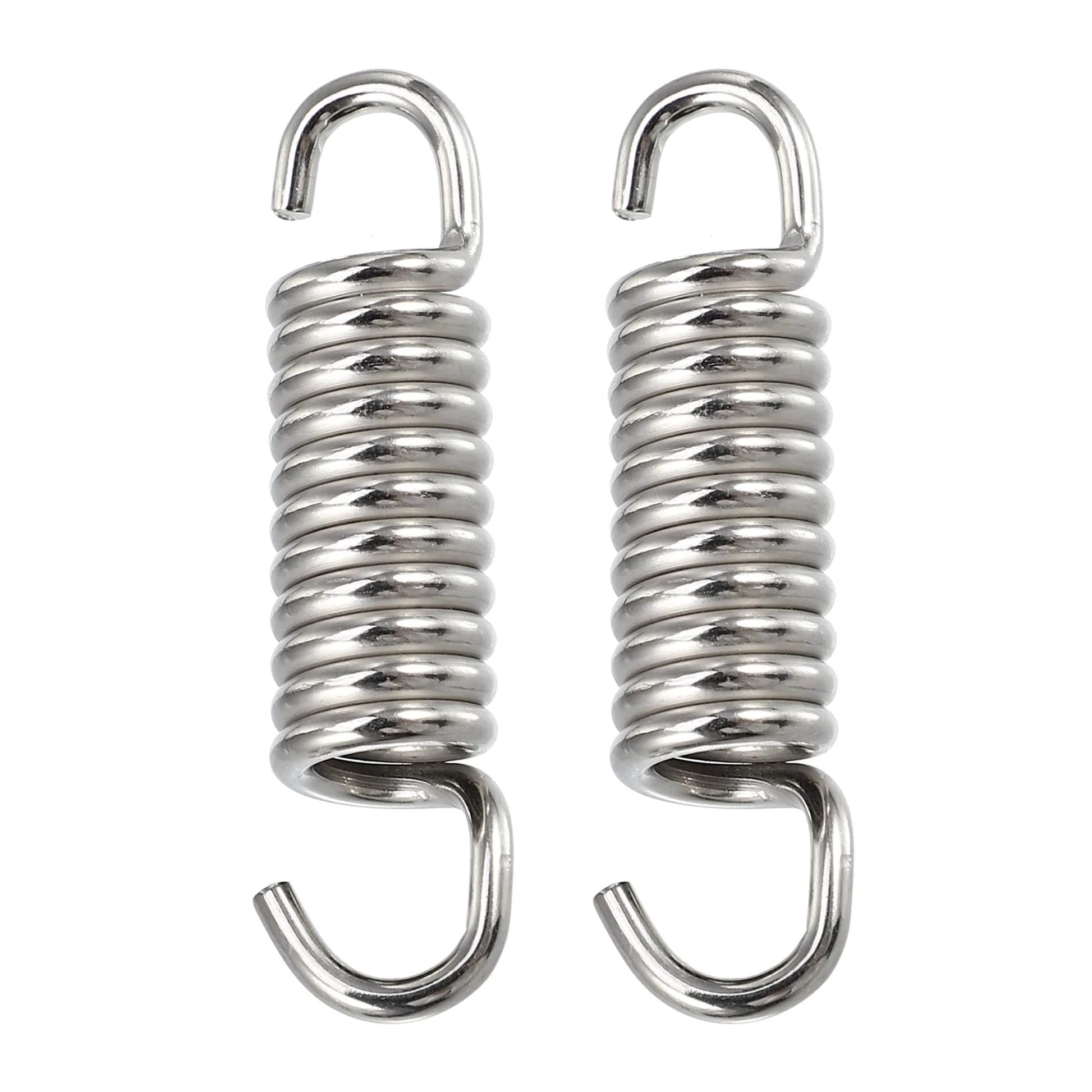 Universal Stainless Steel Exhaust Pipe Spring 43mm And 1.69 Inch Two Pack For Motorcycles Scooters And ATVs
