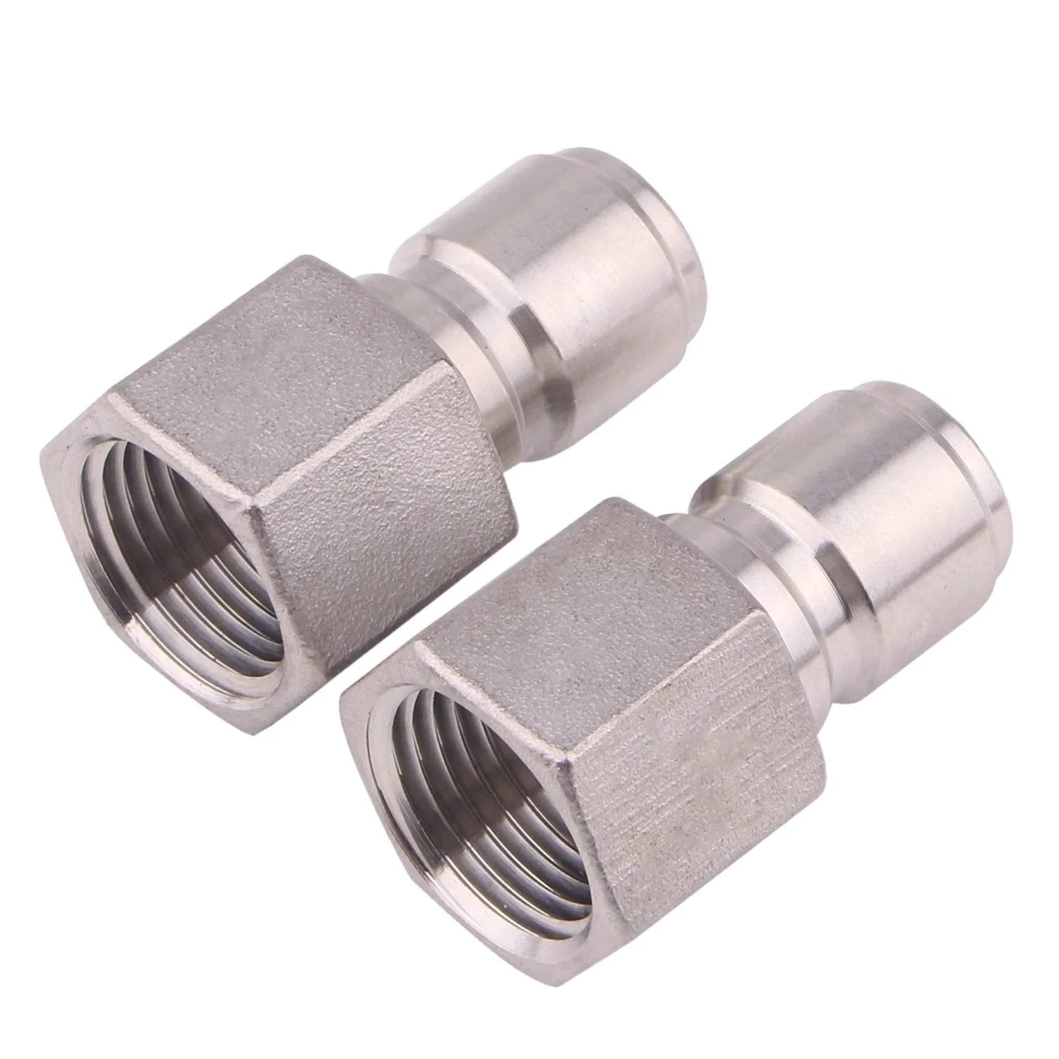 Stainless Steel 1/2 Inch Female Quick Disconnect NPT Homebrewing Connector Sanitary Fitting Pack of 2 By DERNORD