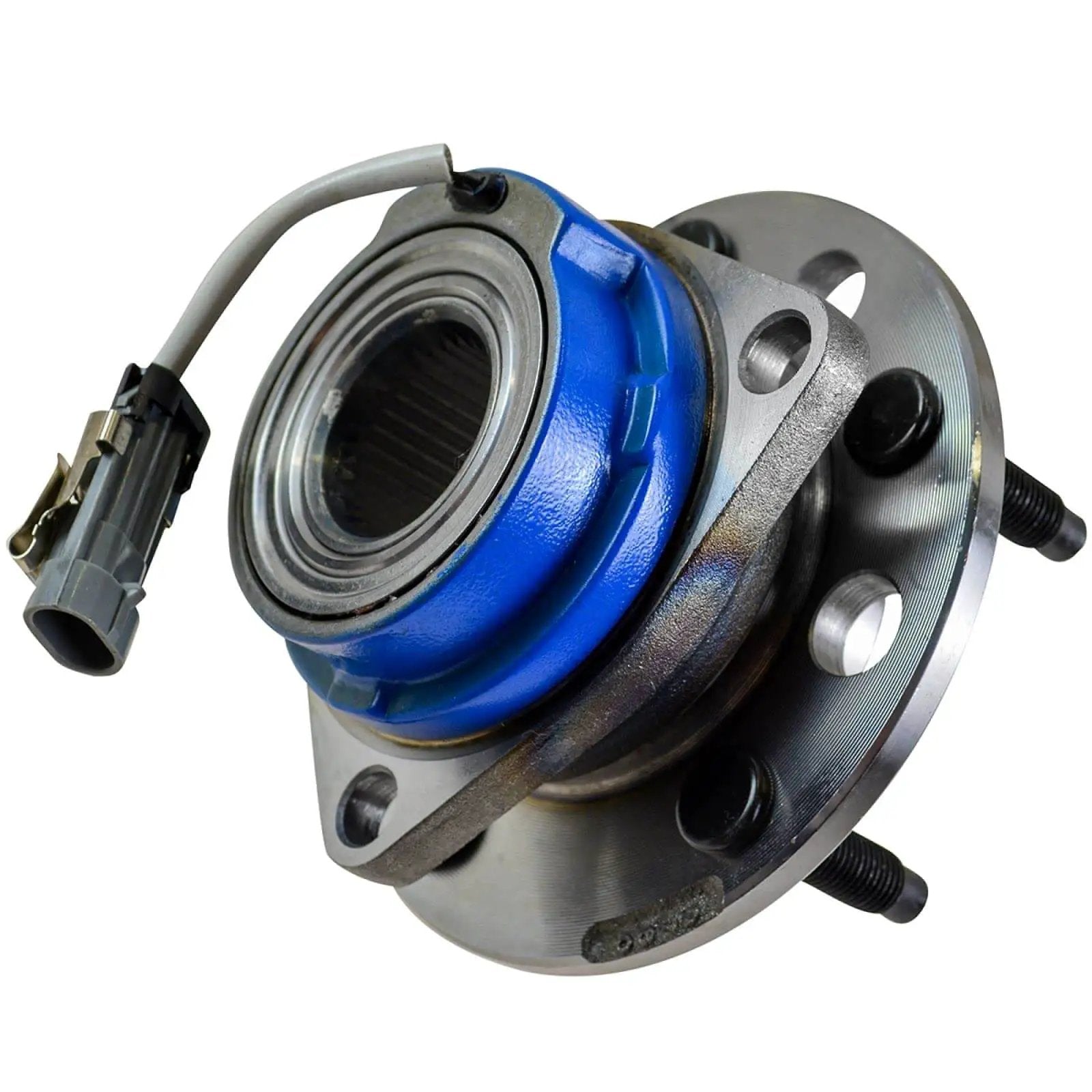 Front Wheel Bearing And Hub Assembly With ABS Sensor For Buick Century 1994 to 1996, side view of sealed ball bearing and sensor