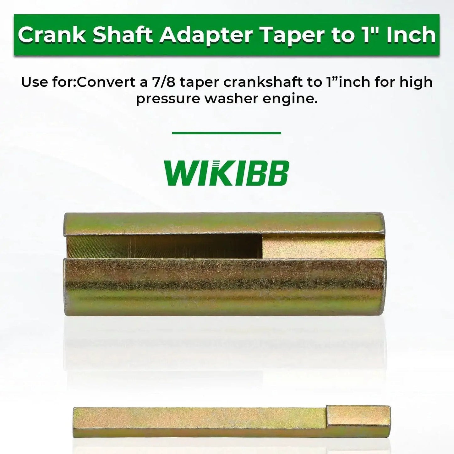 Crankshaft Adapter Straight Shaft Converter From Seven Eighths Inch To One Inch For Generators And High Pressure Washer Engines