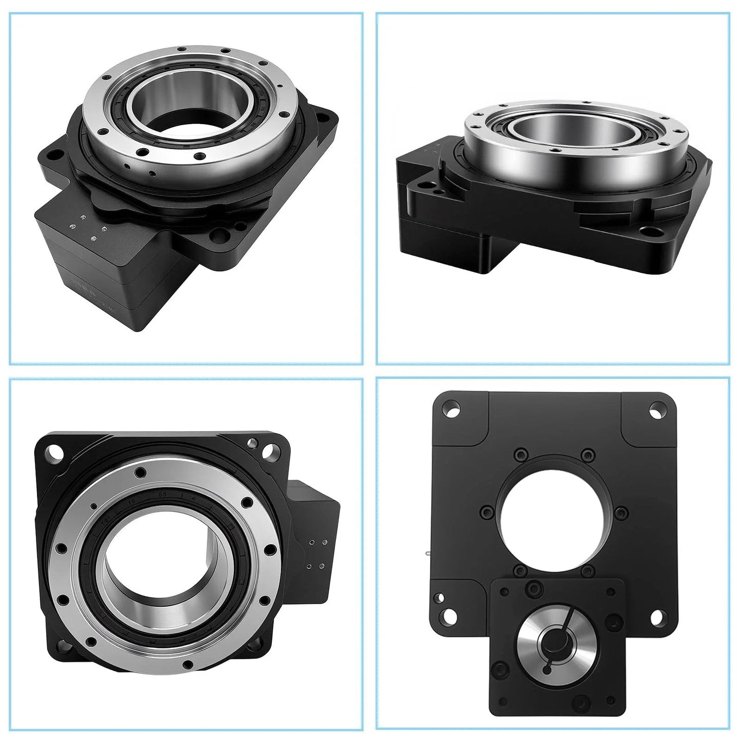 Top Notch Hollow Rotary Platform Positioner Actuator With 360 Degree Indexing Table Ultra Accurate To One Arc Minute