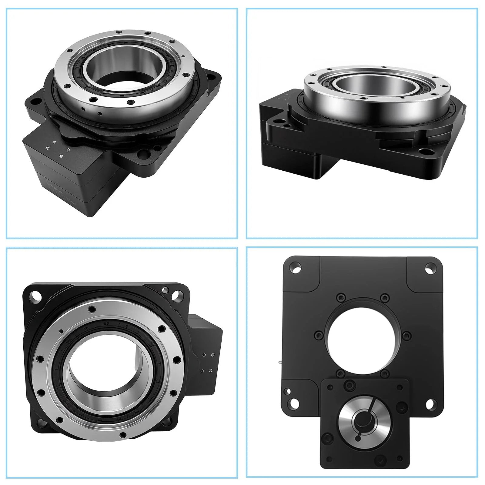 Top Notch Hollow Rotary Platform Positioner Actuator With 360 Degree Indexing Table Ultra Accurate To One Arc Minute