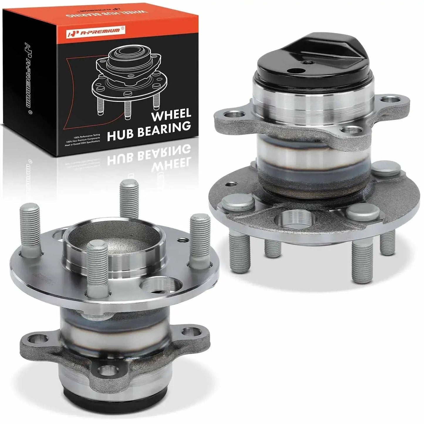 Rear Wheel Bearing And Hub Assembly Set For Nissan Versa And Kicks 2020-2024 4 Lug 2 Pack Fits Rear Driver And Passenger Sides