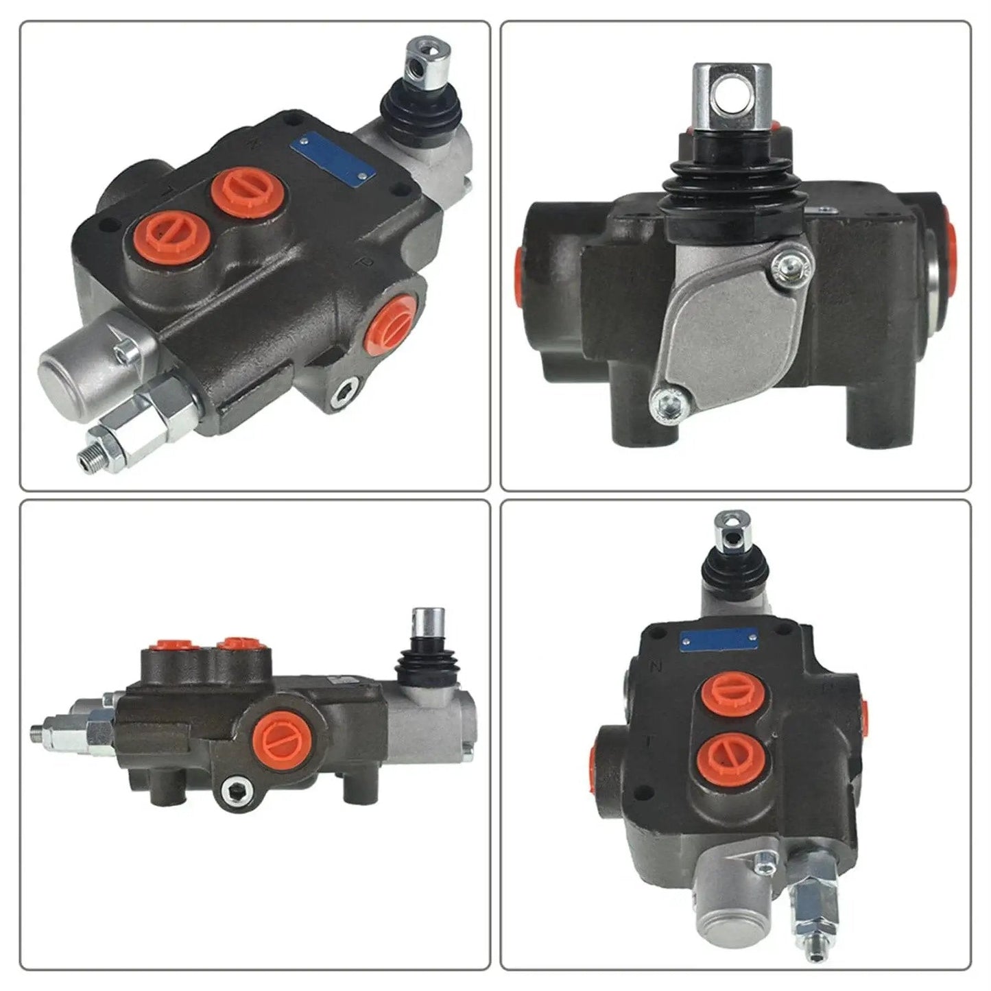 One Spool Hydraulic Directional Control Valve For Double Acting Cylinders, cast-iron, 21 GPM, 3600 PSI, multiple angles view