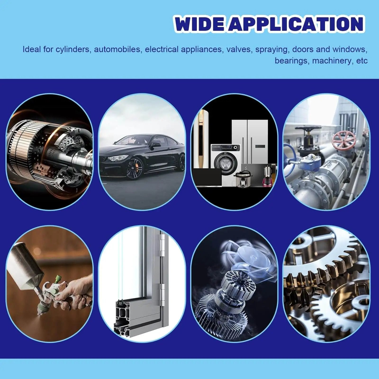 Applications for Must Have Ultimate C Clip External Retaining Ring Set With 4 In 1 Snap Ring Pliers depicted in various settings.