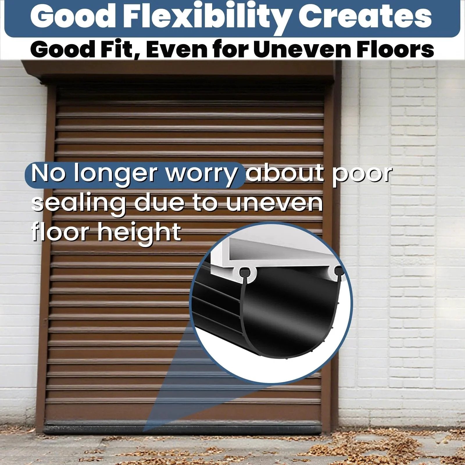 16Ft Replacement Garage Door Bottom Seal Vinyl Weather Stripping for Wayne Dalton 8000 and 9000 Series installed demonstration