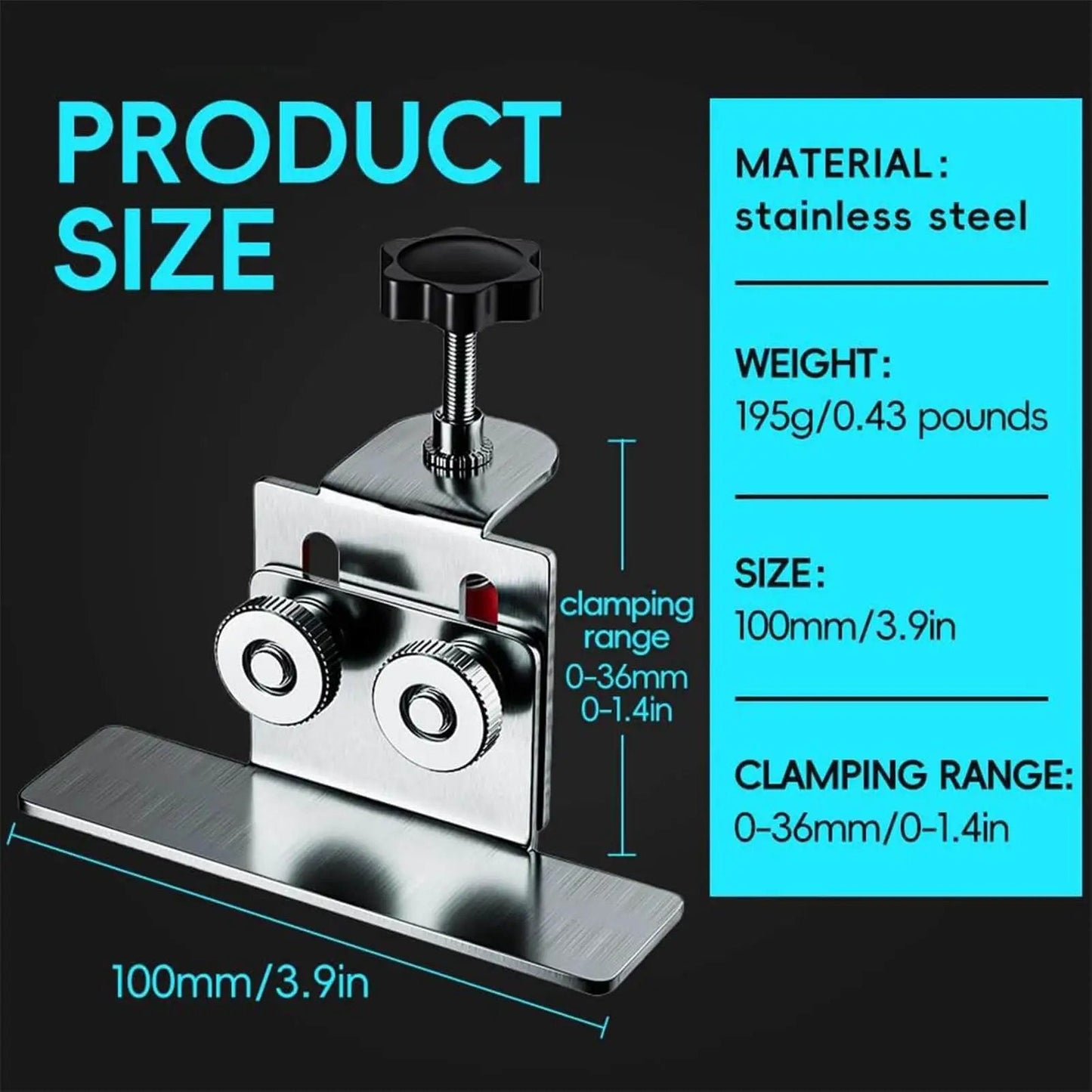Pro Grade Cabinet Hinge Jig For Precise Door Installations, Heavy Duty Adjustable Clamp Template And Mounting Guide For Kitchen