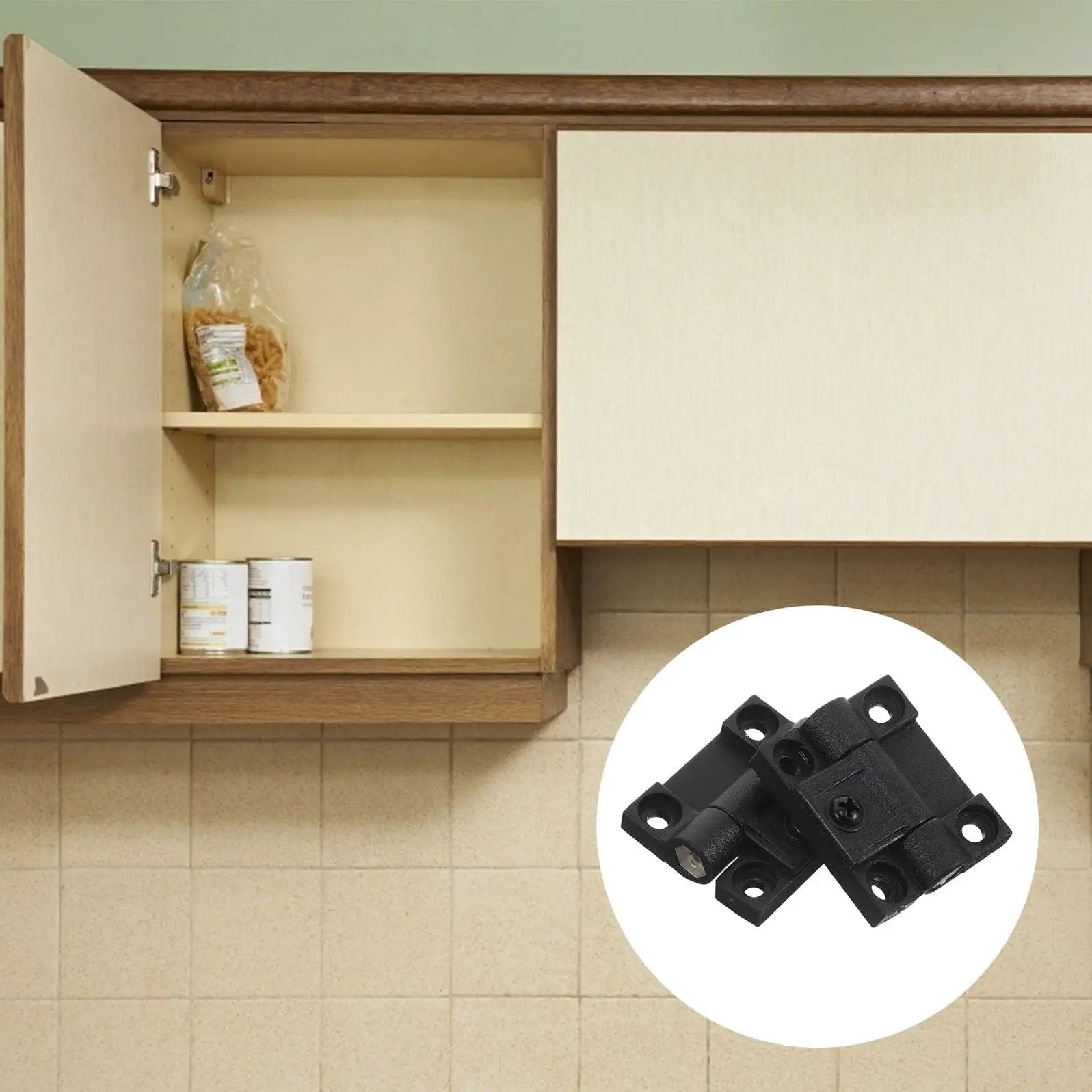 Plastic Folding Door Hinge For Closet And Cabinets 90 Degree Torque Ball Bearing Hinge Pair in kitchen cabinet