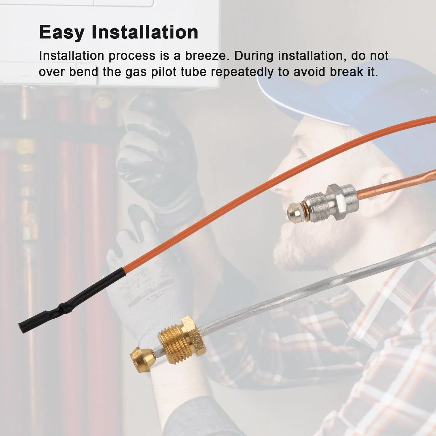 Pilot And Igniter Assembly Replacement Kit SP20075 SP20305A For Natural Gas Water Heater Easy Install Durable Replacement