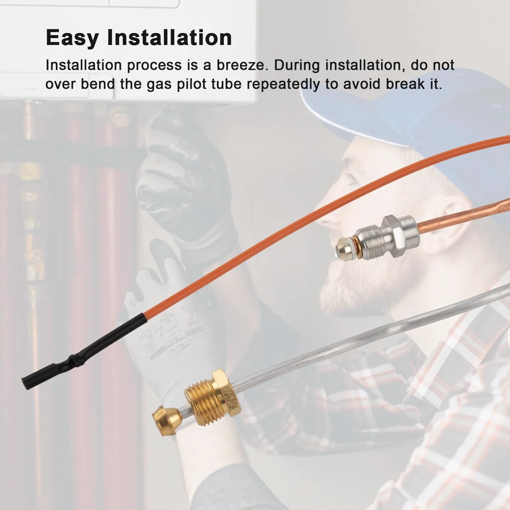 Pilot And Igniter Assembly Replacement Kit SP20075 SP20305A For Natural Gas Water Heater Easy Install Durable Replacement