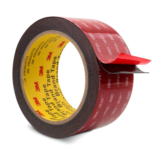 Heavy Duty Double Sided Tape 2 Inch By 15.4 Feet, VHB Mounting Foam Tape 0.025 Inch Thick Black 5925 roll