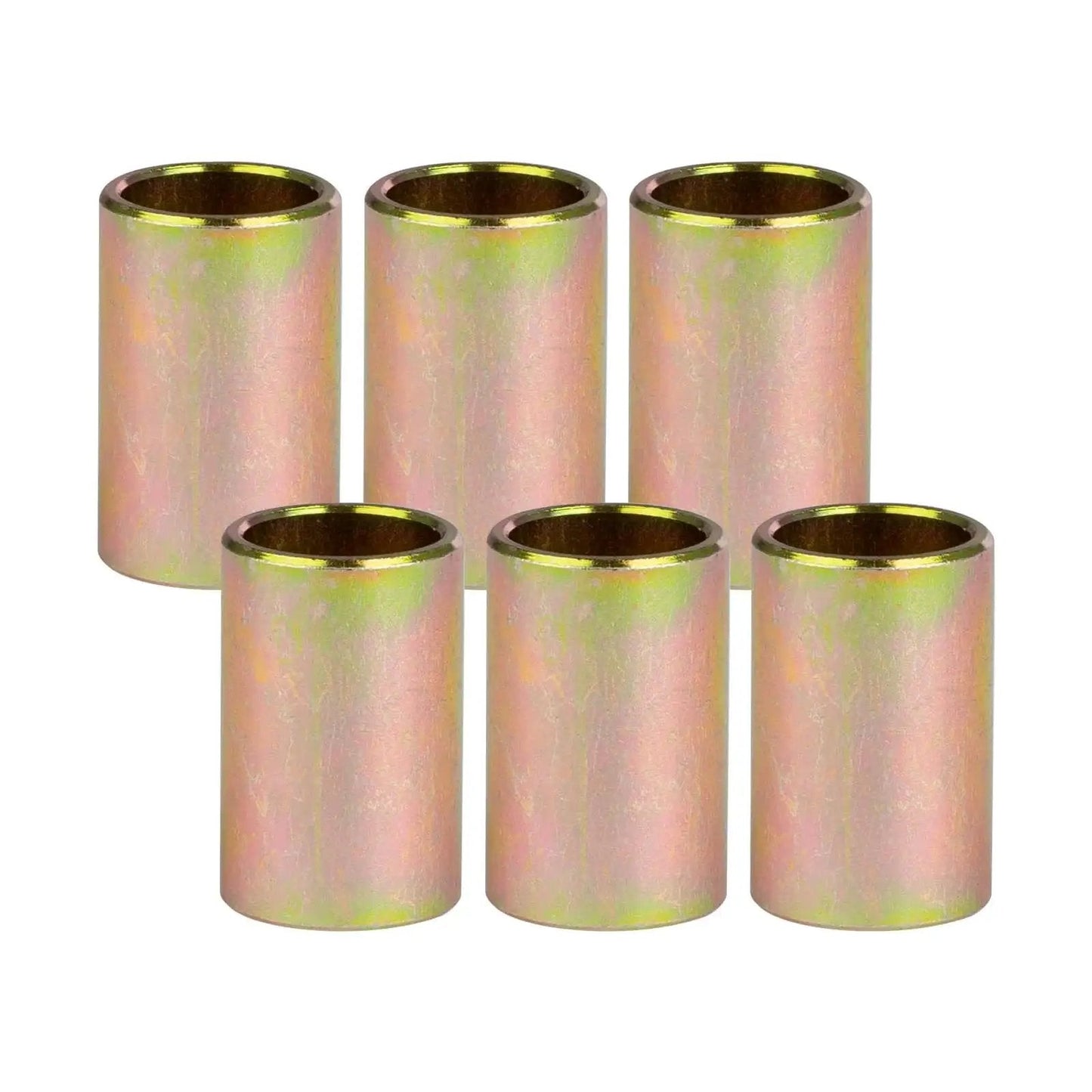 Six Pack Universal Lower Lift Arm Bushings For Cat II To I Hitch Systems Quick Hitch Bushing Set 302910 30291E1 displayed in a set