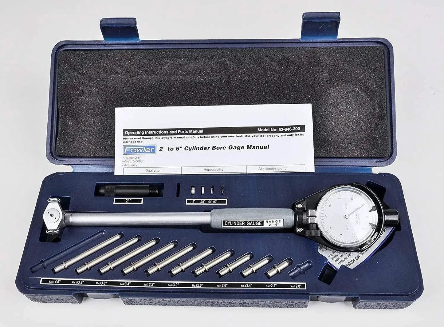 Premium Dial Bore Gage With Six Inch Measuring Range For Pro Grade Accurate Hole Diameter Checks And Geometry Verification in case