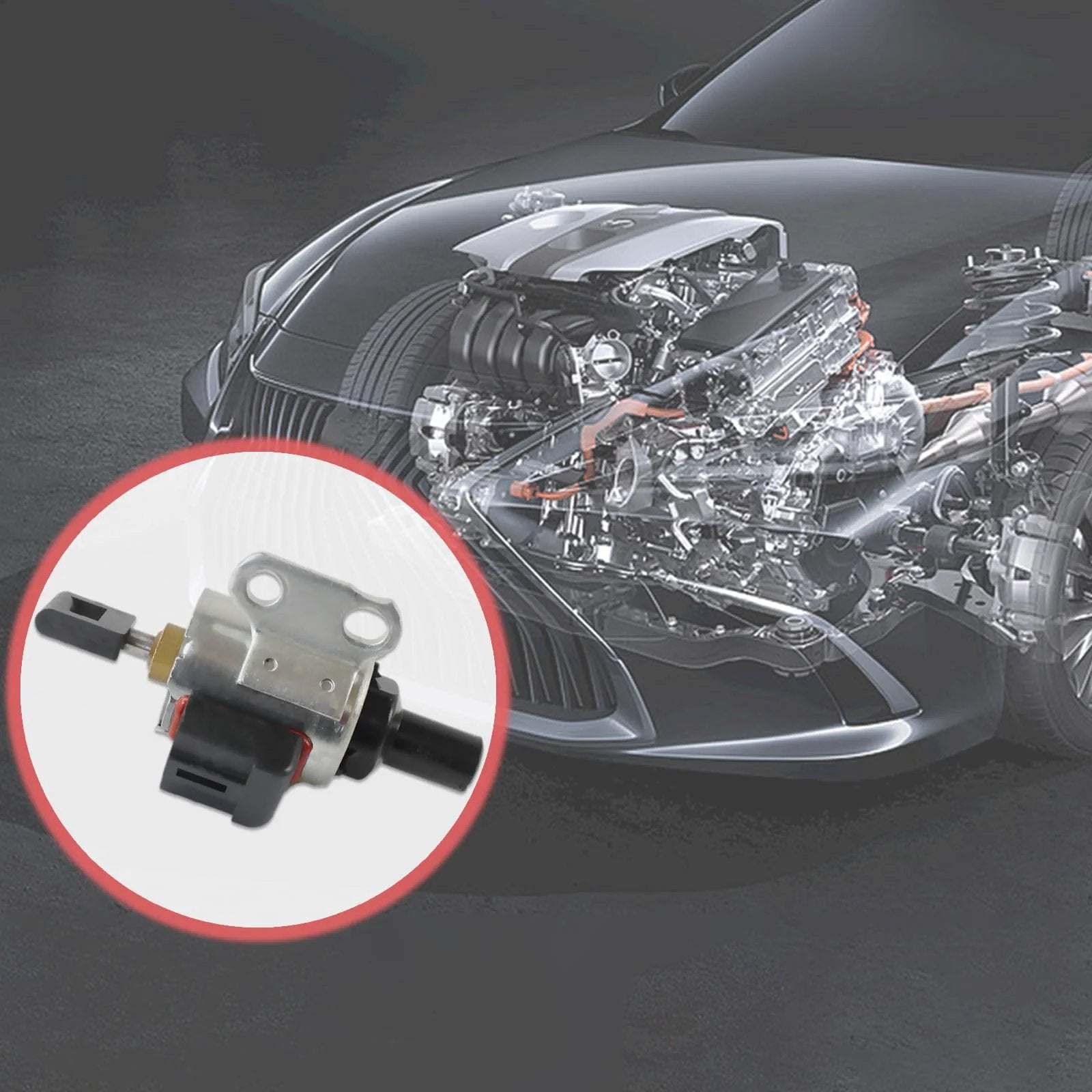 Plug And Play Direct Fit CVT Stepper Motor JF011E RE0F10E Replacement For Altima 2009 To 2012 2.5L shown in vehicle diagram