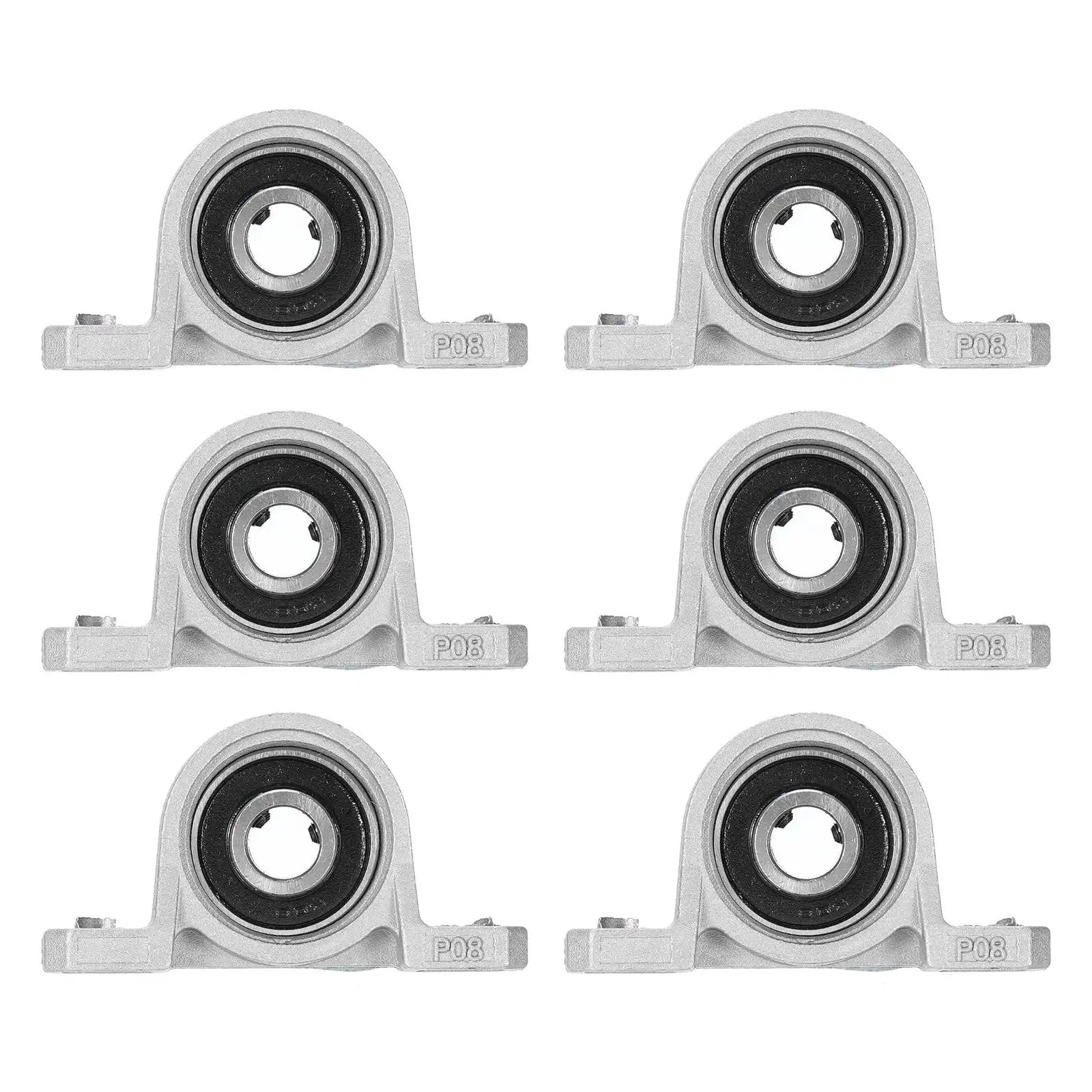 Self Aligning Pillow Block Bearing 8mm Bore Zinc Alloy Insert Bearing With Cast Iron Housing 55 x 13 x 28mm For Machinery And DIY Projects Low Friction Vibration And Noise Reduction Heavy Duty Mounting Block uxcell