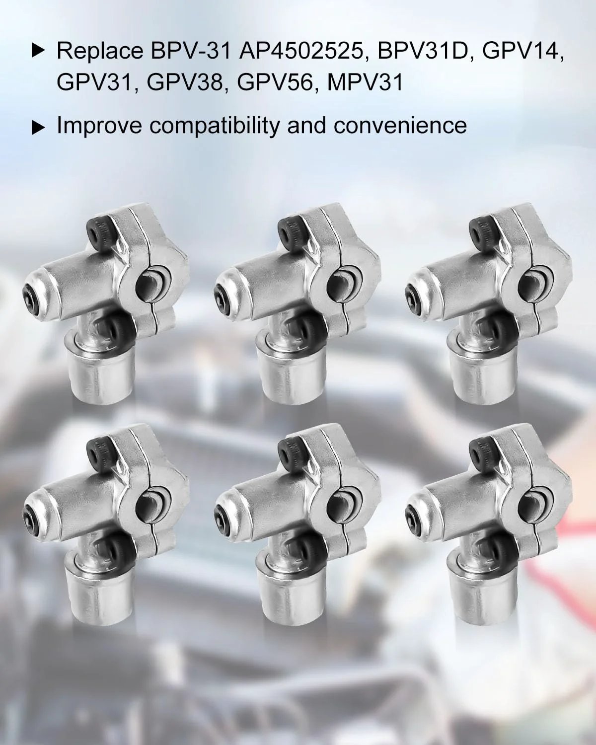 10 Pack Bullet Piercing Refrigerator Line Tap Valves For Quick Leak Free Connection with six metal tap valves shown