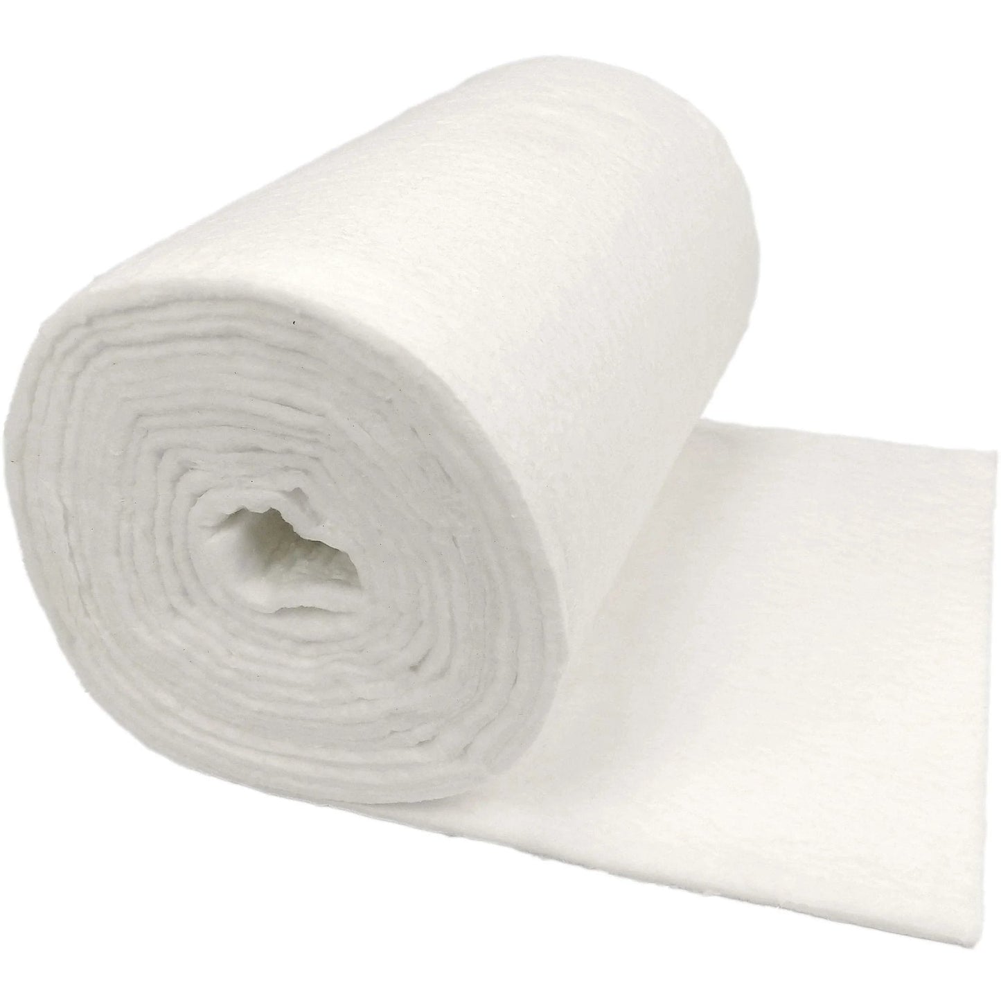 Ceramic Fiber Insulation Blanket 0.25 Inch Thick 16 By 240 Inch Fireproof 2400F For Wood Stoves Fireplaces Furnaces Ovens Forge Brazing Soldering Made In USA