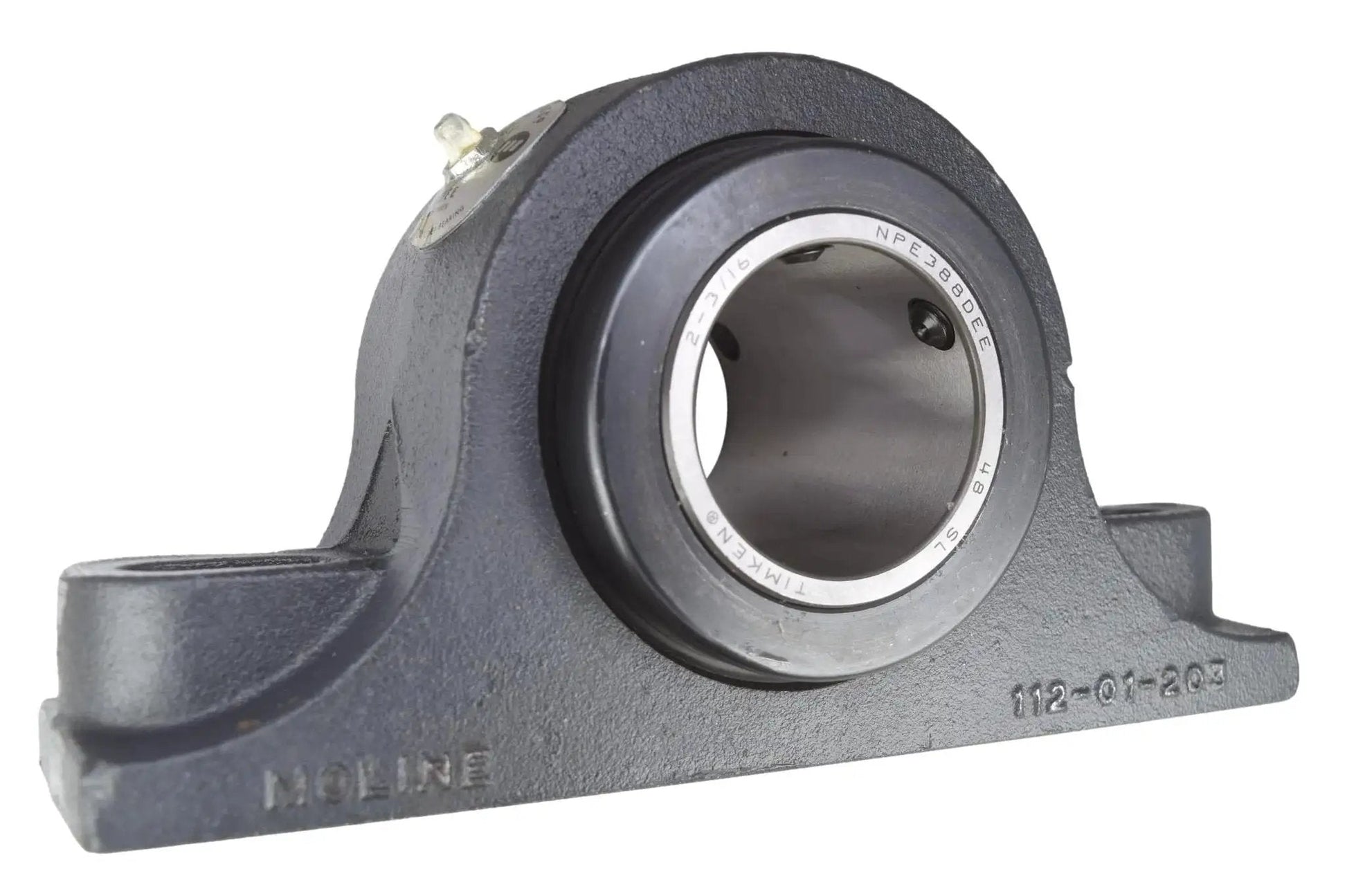 Heavy Duty Two Bolt Pillow Block Bearing Type E 2 3 16 Inch With Double Taper Roller Bearings 19321203 interchangeable view