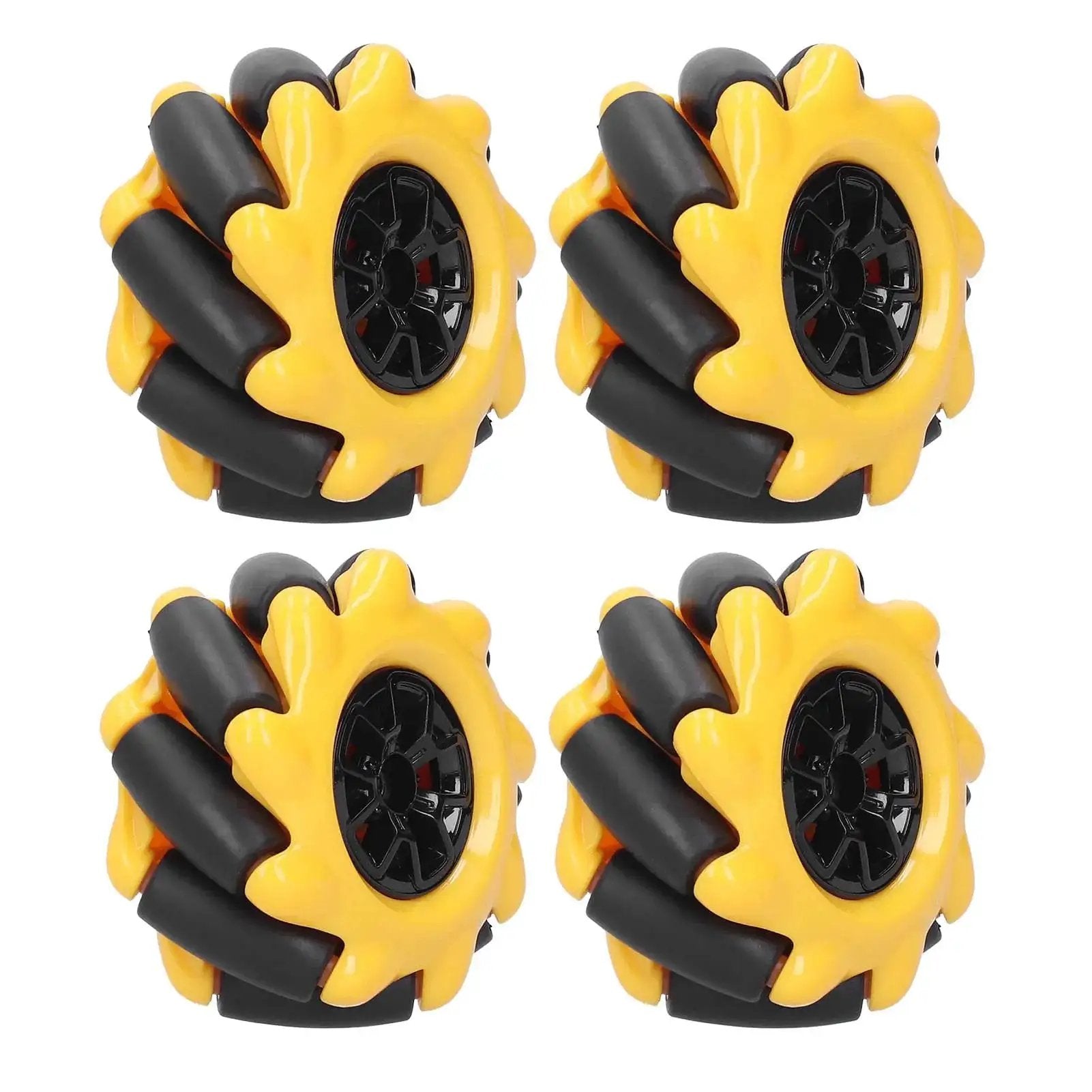 Mecanum Wheel Set For DIY Smart Robot Car Omni Directional Wheels 48mm Two Pairs Compatible With Building Blocks And TT Motors