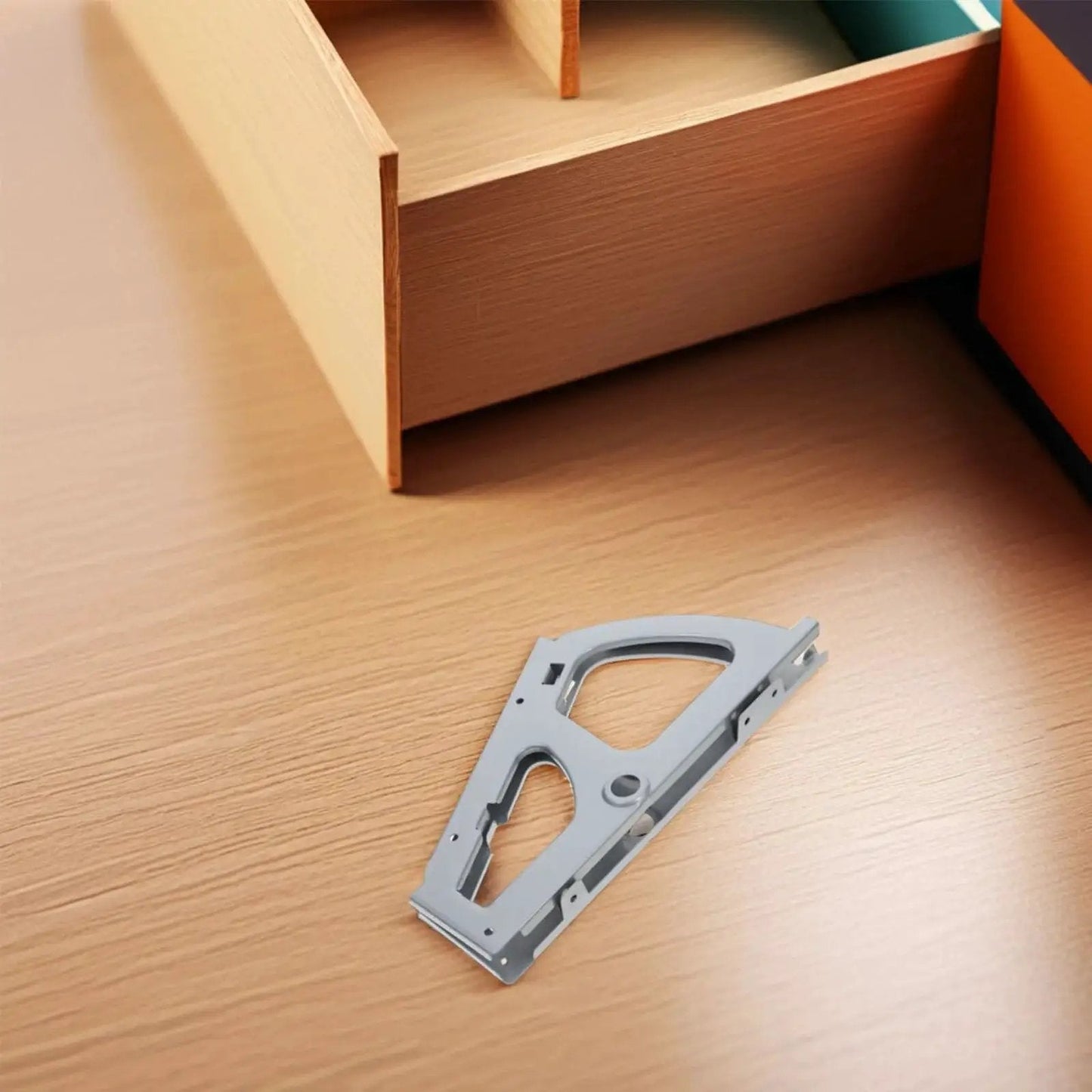 Heavy Duty Stainless Steel Shoe Cabinet Hinges 2 Pack Easy Install Replacement Fittings for cabinetry shown on wood surface