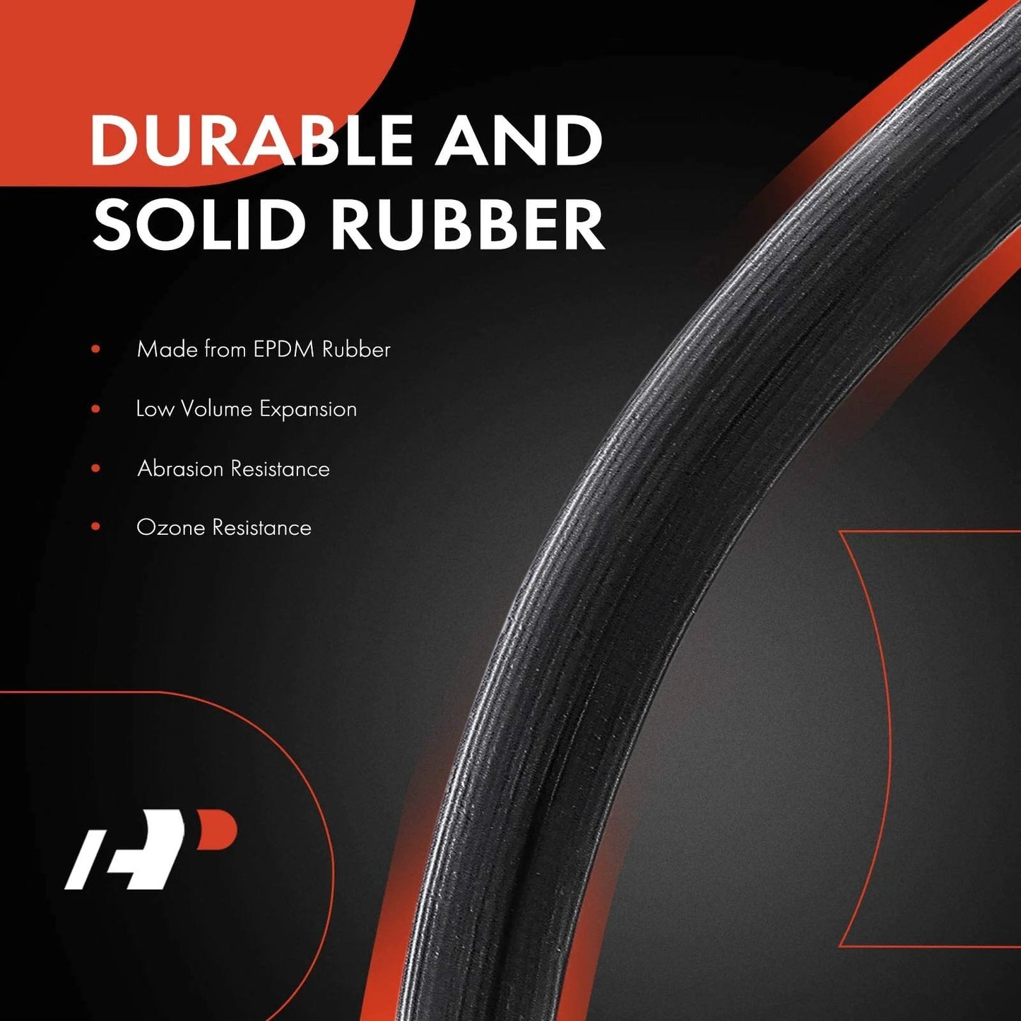 Front Brake Hydraulic Hose Set For Chevy GMC And Cadillac Trucks And SUVs Including High Quality OEM Style Silverado Sierra 1500 1500 Classic Tahoe Yukon Suburban Avalanche Escalade ESV EXT Pack Of 2 APremium shown with abrasive-resistant rubber material highlighting durability.