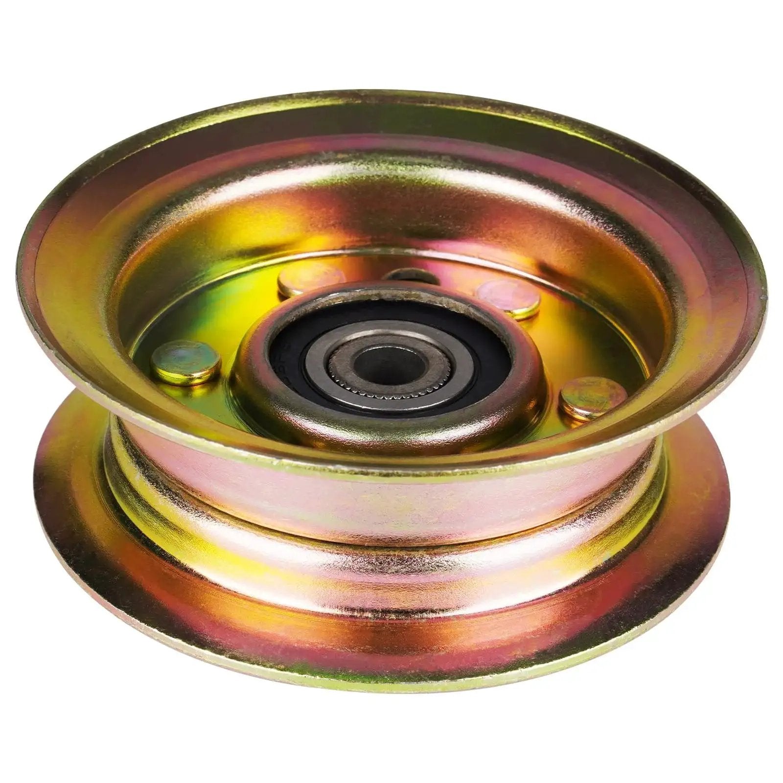 Flat Idler Pulley Replacement For Husqvarna Ariens Craftsman AYP Lawn Mowers 532177968 532193197 front view