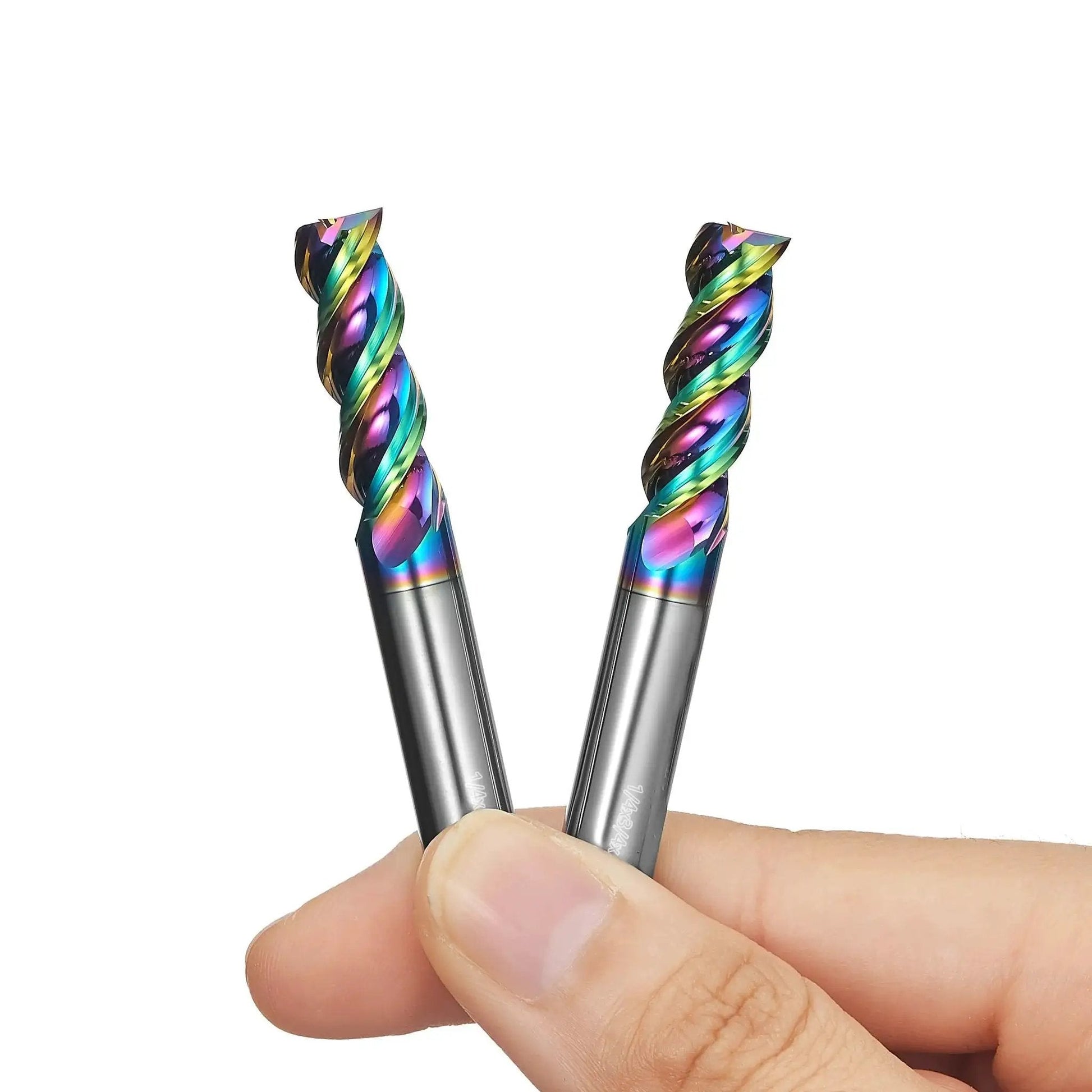 Diamond-Like Coated Square End Mill Set for Aluminum Copper Magnesium Alloys High Silicon Aluminum and Composite Materials