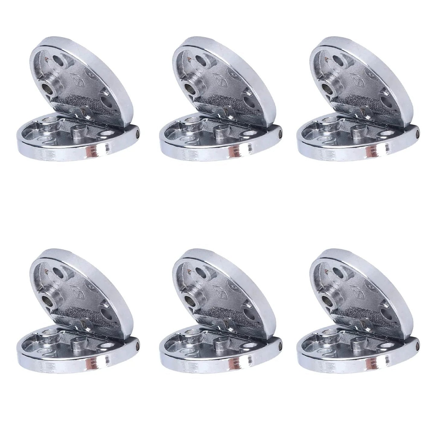 6 Pcs Zinc Alloy Flip Door Hinges 90 Degree Folding Butt Hinges For Table Desk Wardrobe Durable Hardware