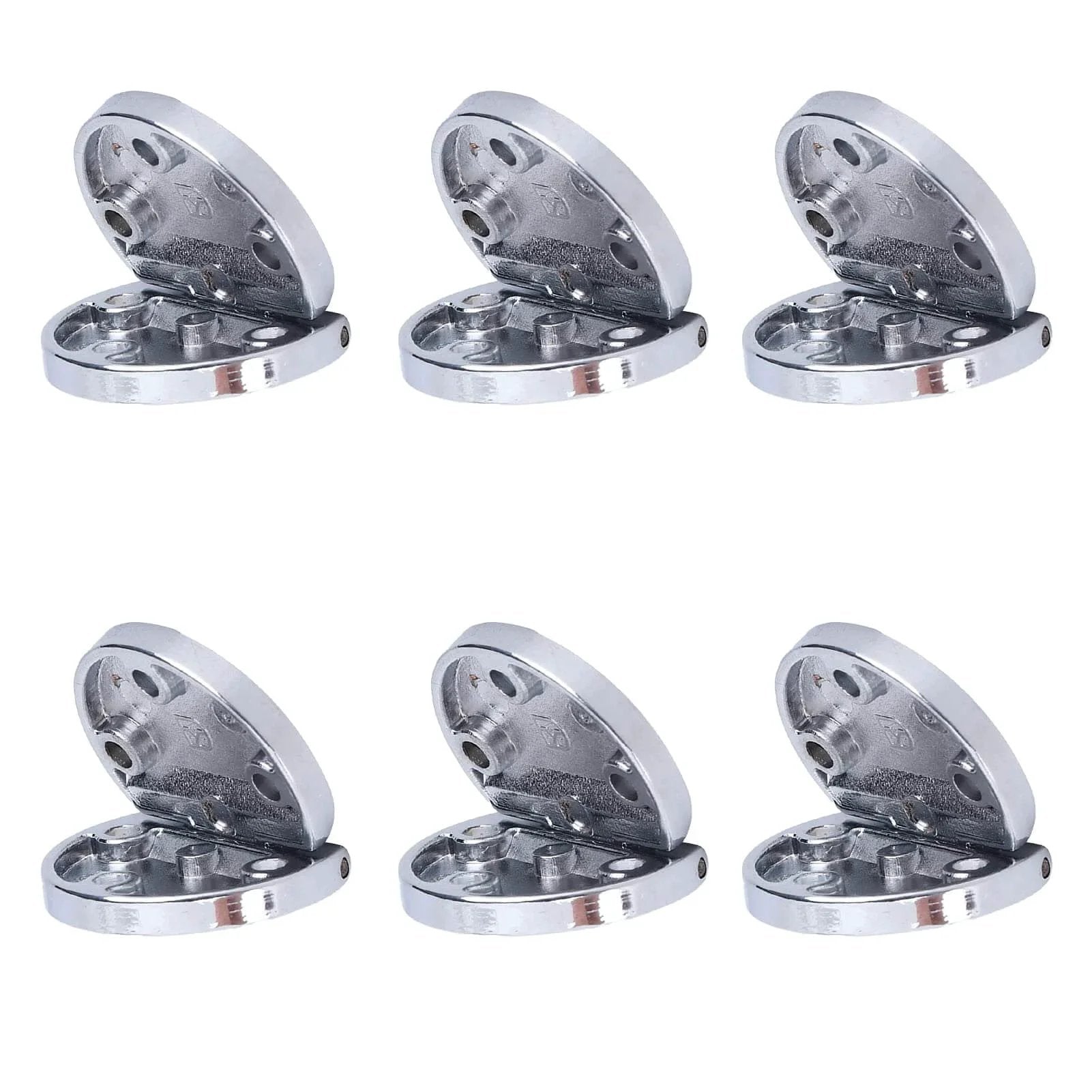 6 Pcs Zinc Alloy Flip Door Hinges 90 Degree Folding Butt Hinges For Table Desk Wardrobe Durable Hardware