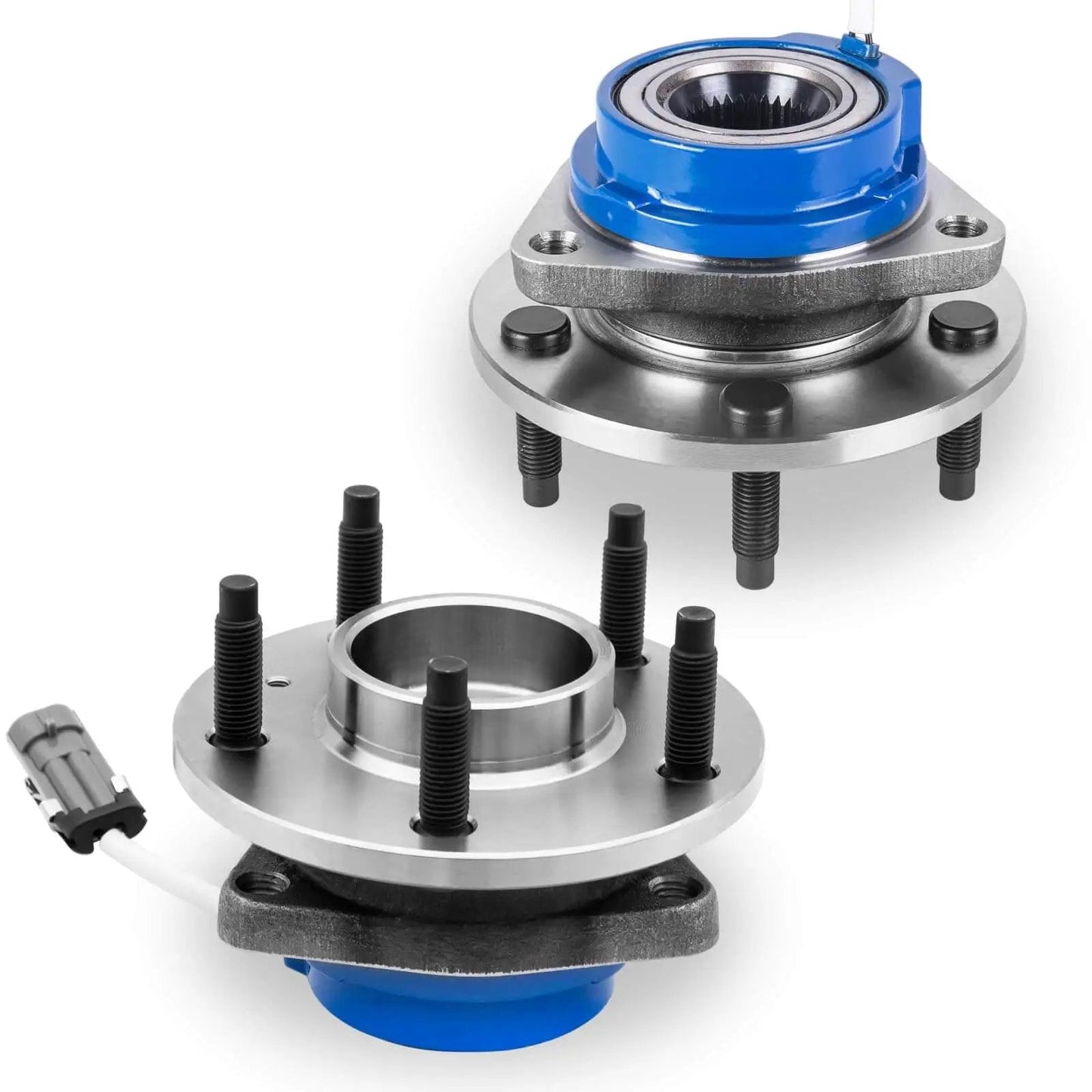 Pair Front Wheel Hub Bearing Assemblies 513121 Fits Chevy Impala 2000-2013, Venture 1997-2005, Buick Century 1997-2005, 5-lug ABS