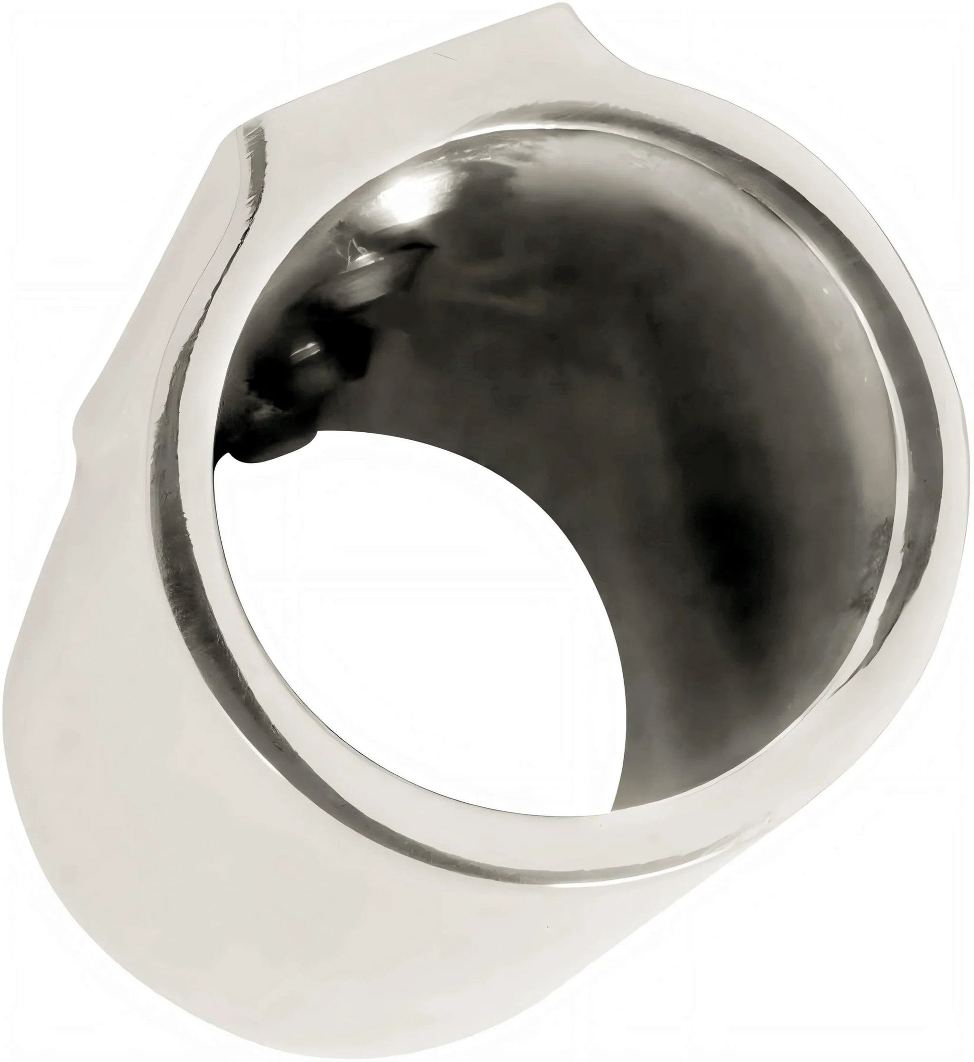 Close-up of 316 Stainless Steel Marine Straight Pipe Fittings 2 Pack For 25mm And 1 Inch OD Tubes Durable Boat Hardware Couplers Easy Install Rust Resistant Cast Tube Connectors.