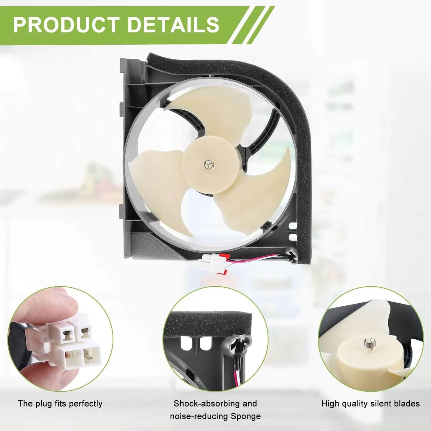 Condenser Fan Motor Assembly Single Unit DA97-15765A DA97-15765C DA97-12842A for Samsung Refrigerators product details