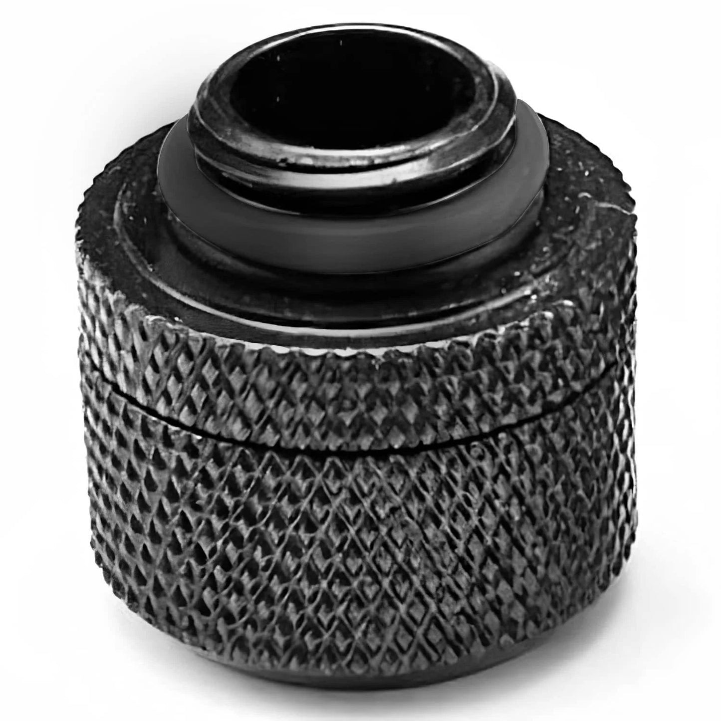 Six Pack G1/4 Thread To 14mm Outer Diameter Hard Tubing Compression Fittings With High Body Design For Computer Water Cooling Black