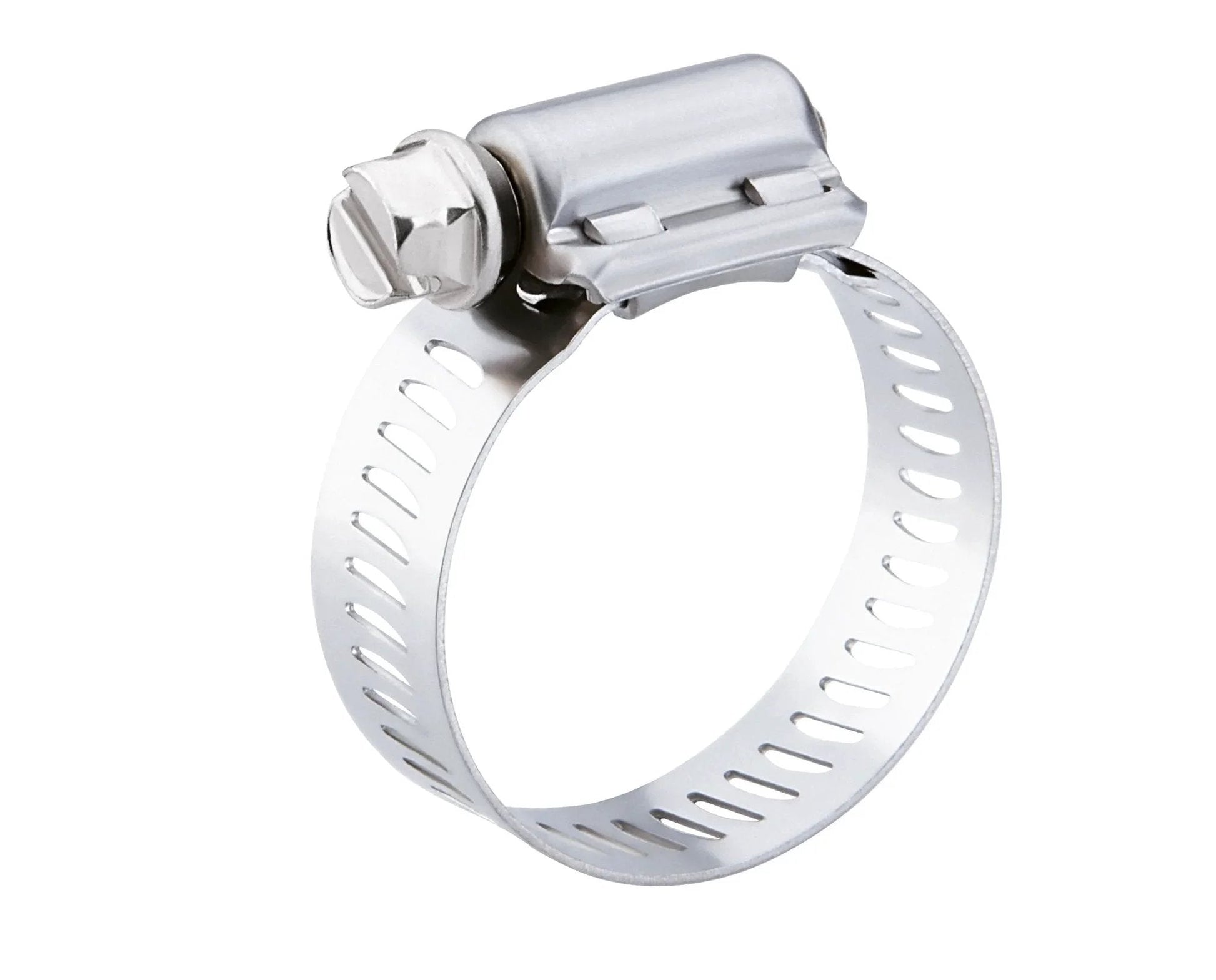 Power Seal Stainless Steel Hose Clamp Worm Drive SAE Size 32 1-9/16 To 2-1/2 Inch Diameter Range 1/2 Inch Band Width Pack Of 10