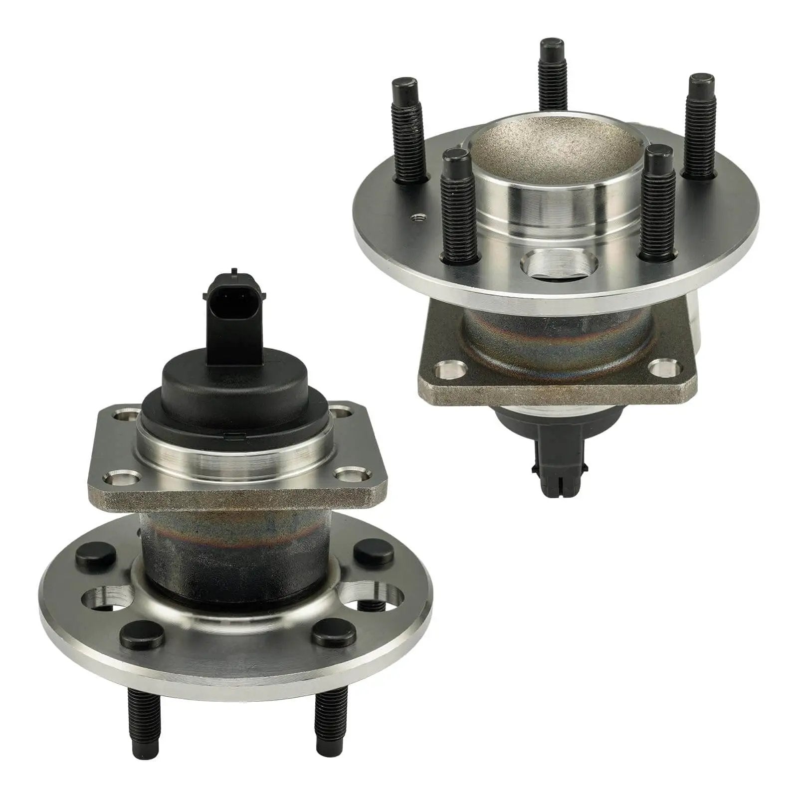 Rear Wheel Bearing Hub Assembly With ABS Compatible With Buick LeSabre 2000 To 2005 Buick Lucerne 2006 To 2011 Cadillac DTS 2006 To 2011 5 Lug Two Pieces
