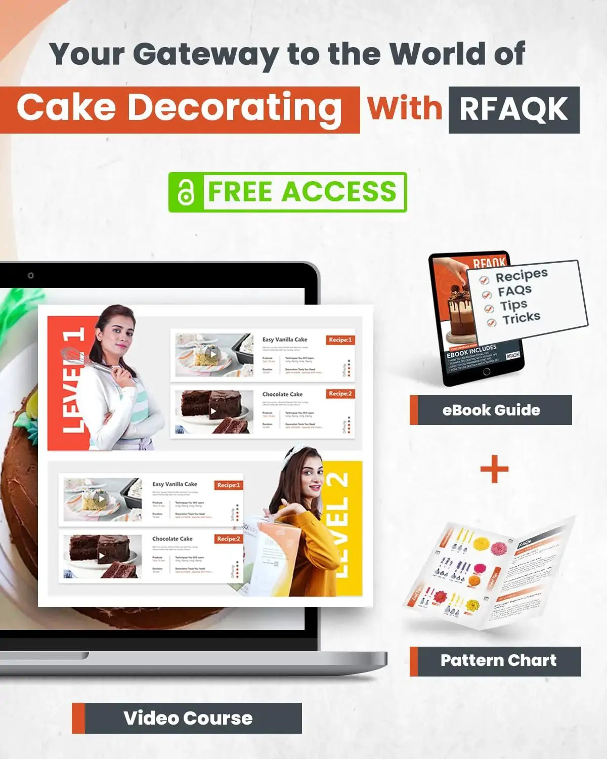 All In One Aluminum Cake Decorating Kit With 12 Inch Rotating Turntable 250 Piece Baking Tools Set Including 48 Icing Tips display