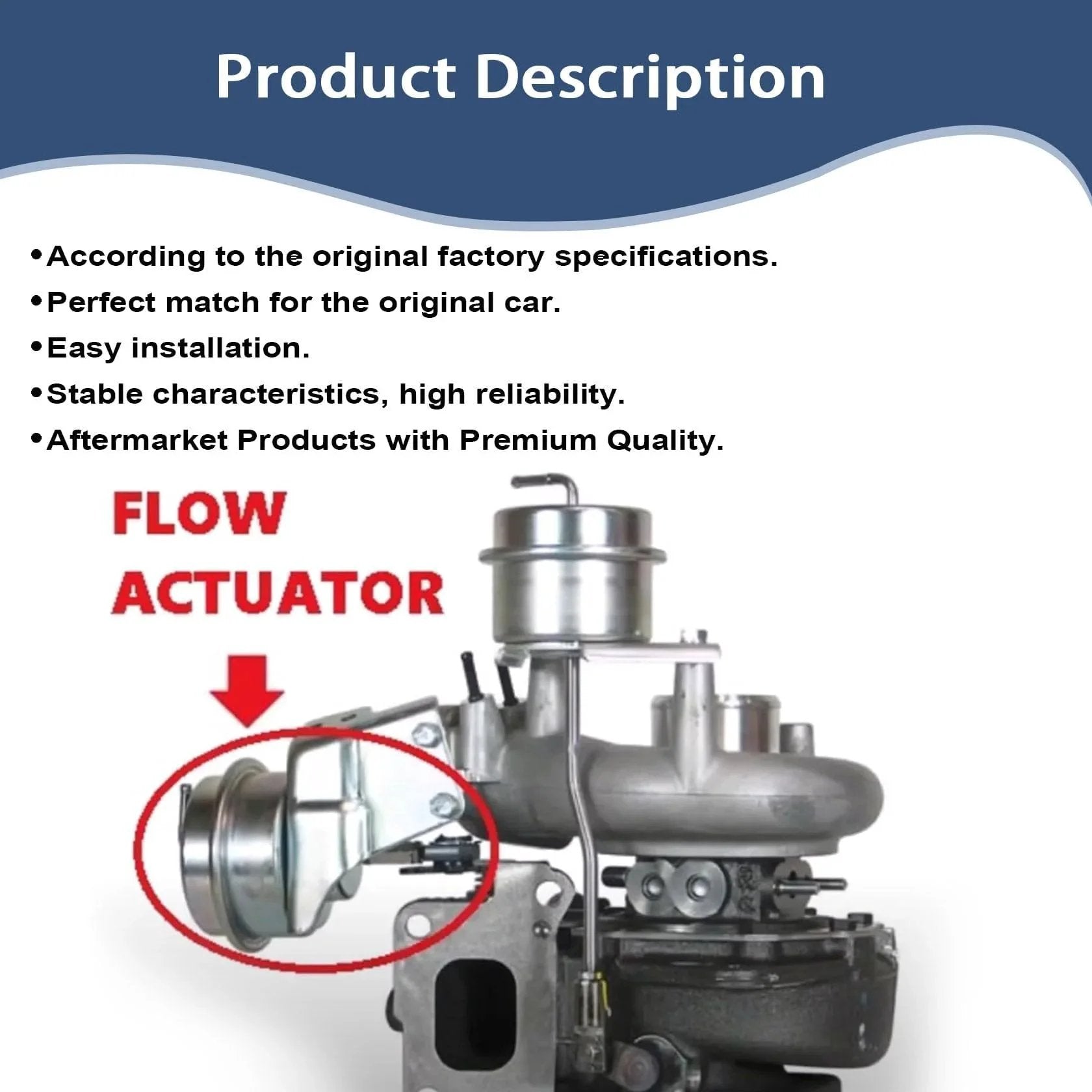 Beefed Up Turbo Wastegate Vacuum Actuator For Acura RDX K23A1 TD04 Turbo Fitment 2007 2012 Boost Control and Performance