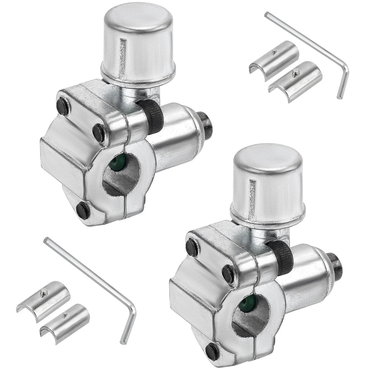 Piercing Valve Kit for Refrigerator Lines With Two BPV 31 Valves Two Hex Keys And Four Adapters In Zinc Alloy