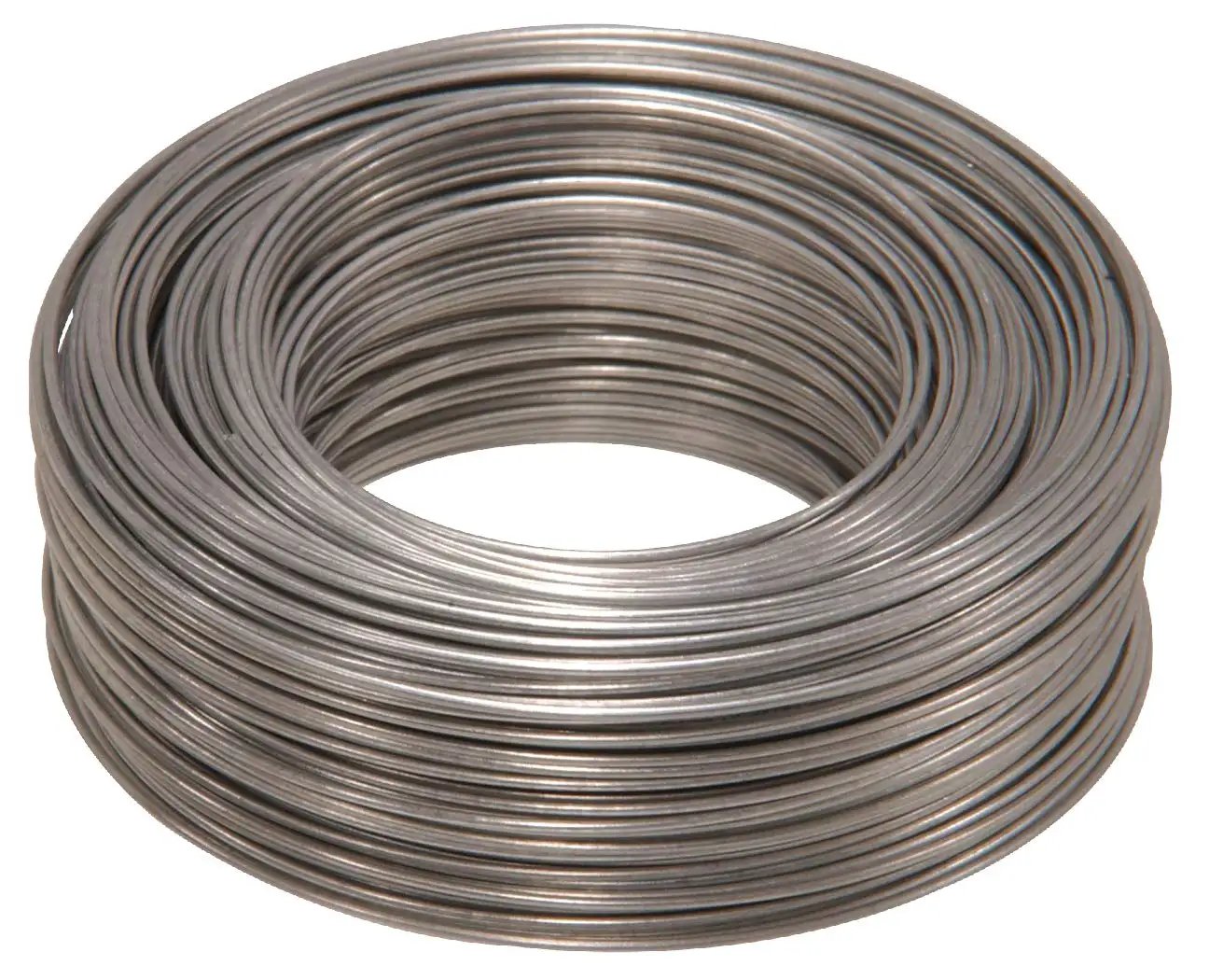 Galvanized Steel Wire Rope 20 Gauge 20x175 Feet For Crafts And DIY Projects Corrosion Resistant And Strong Holds 15 Lbs Silver By Hillman on a spool.