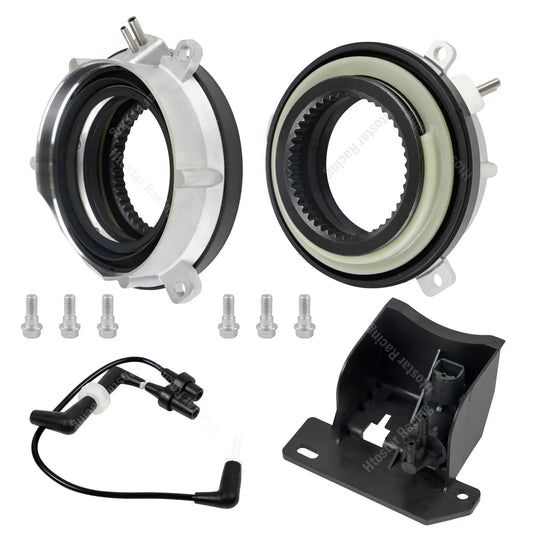 4WD Locking Hub Actuator Vacuum Solenoid Kit For Ford Expedition F150 Lincoln Navigator 2003 2015 Direct Fit Replacement Front Left Right With Vacuum Line 7L1Z3C247A 6L349H465BA 4L3Z3A788AA
